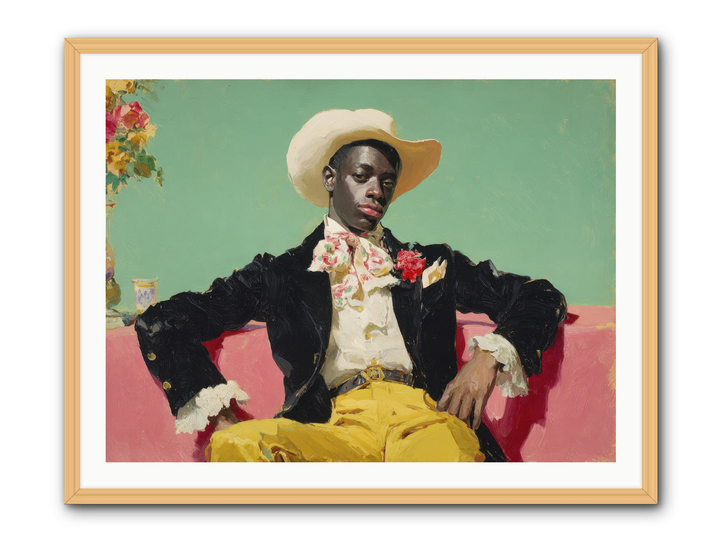 When Sweetness Was Philosophy -- Framed Print - Natural 40x30
