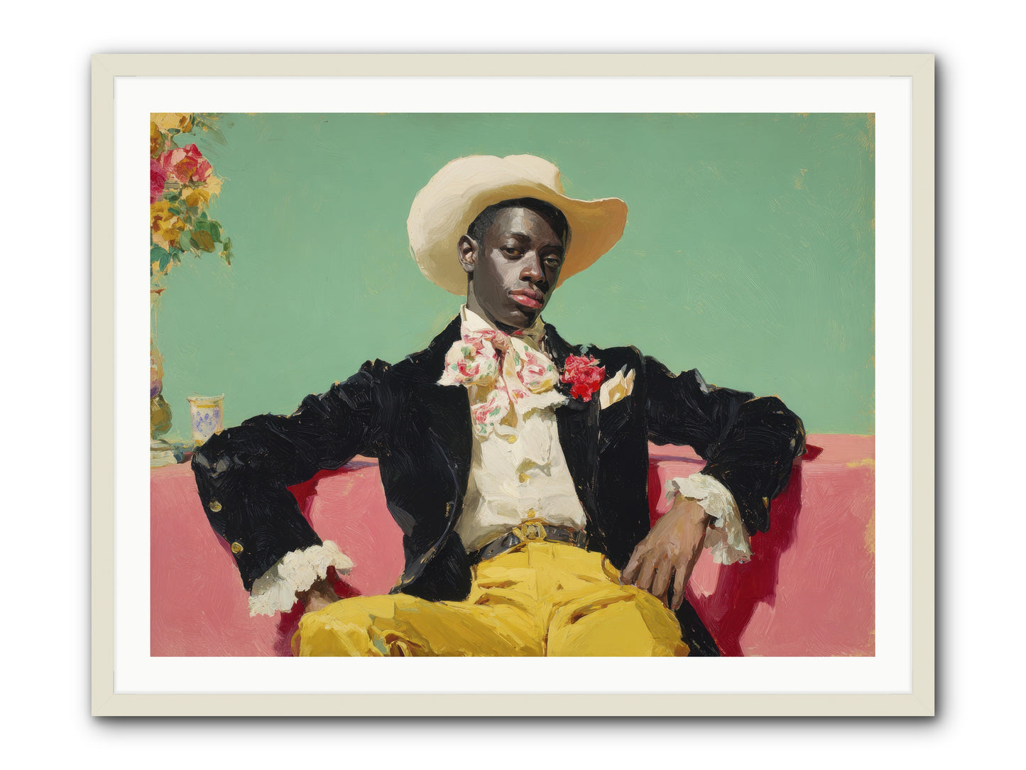 When Sweetness Was Philosophy -- Framed Print - White 40x30