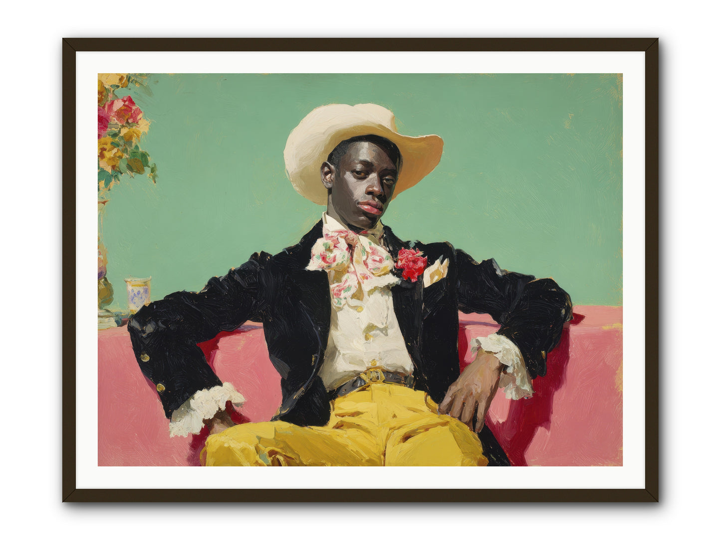 When Sweetness Was Philosophy -- Framed Print - Black 48x36