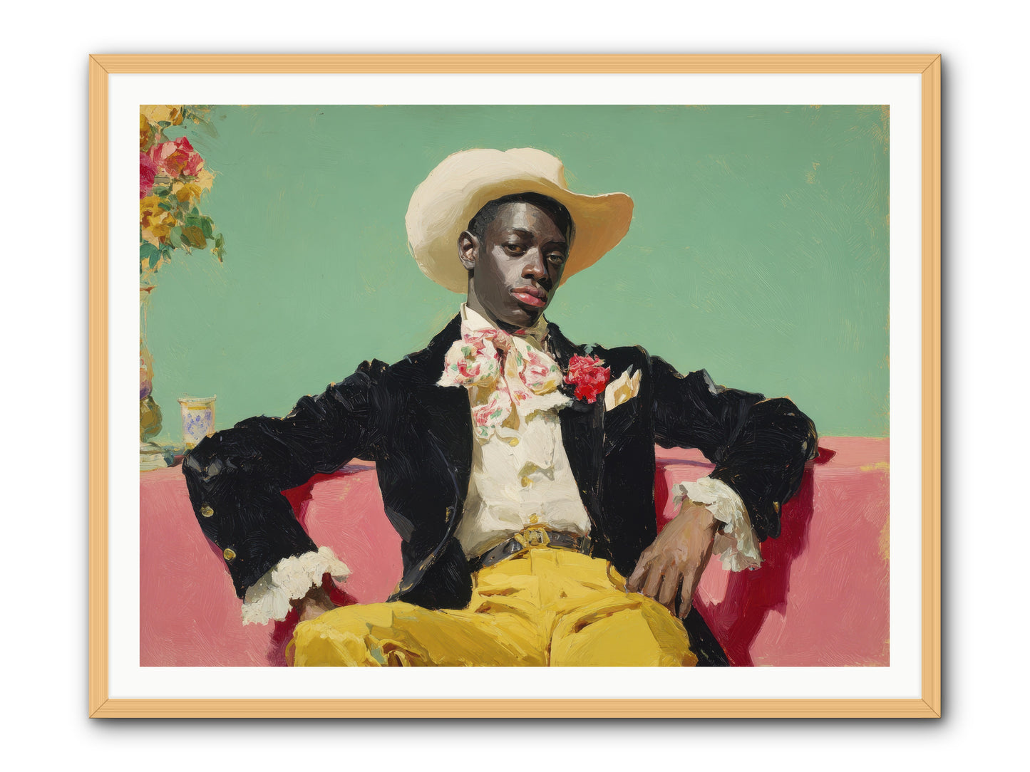 When Sweetness Was Philosophy -- Framed Print - Natural 48x36
