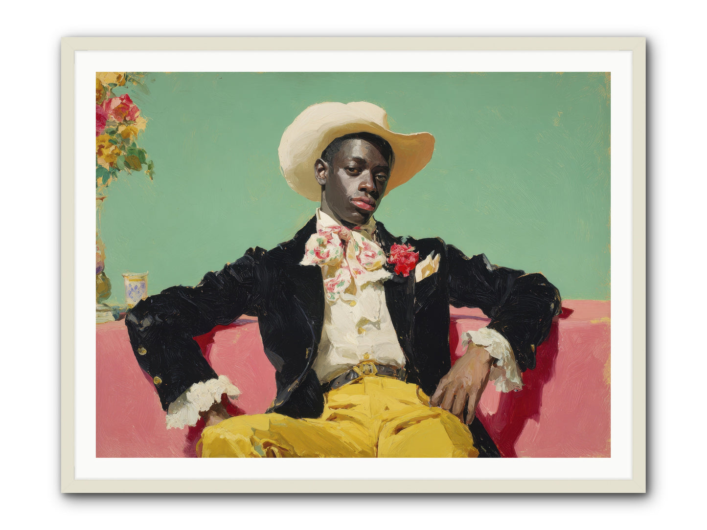 When Sweetness Was Philosophy -- Framed Print - White 48x36
