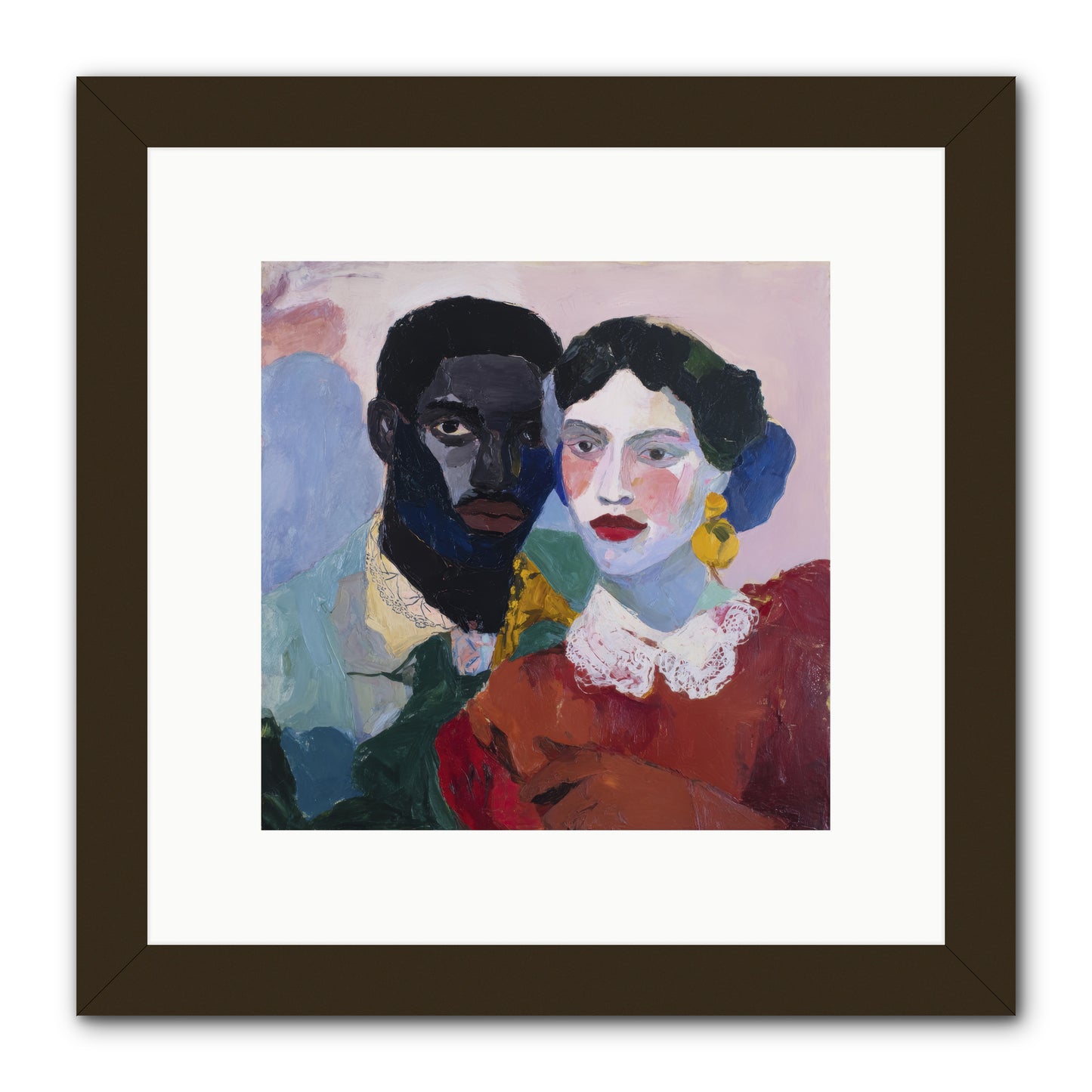 When Vermillion Was Truth -- Framed Print - Black 10x10