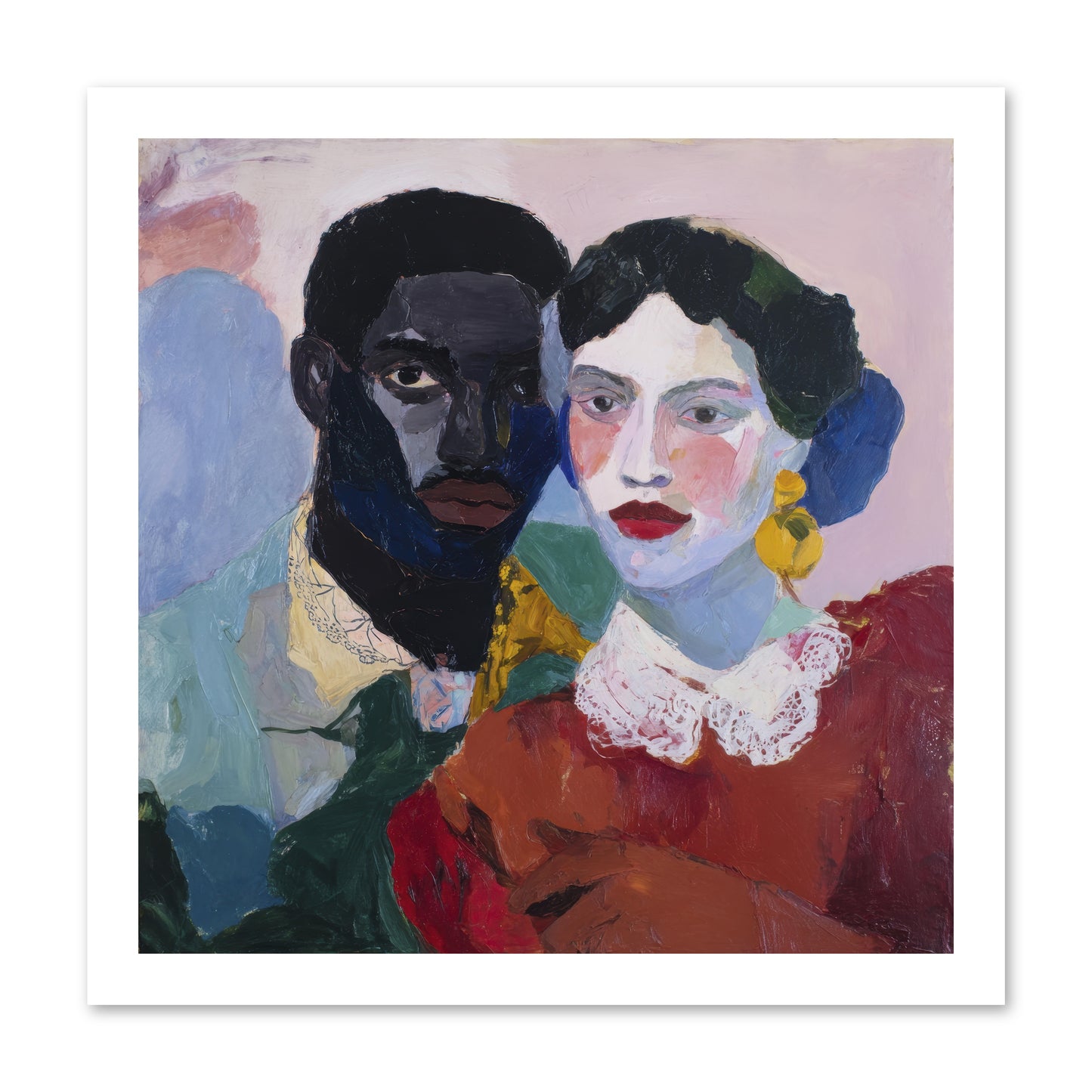 When Vermillion Was Truth -- Paper Print 16x16