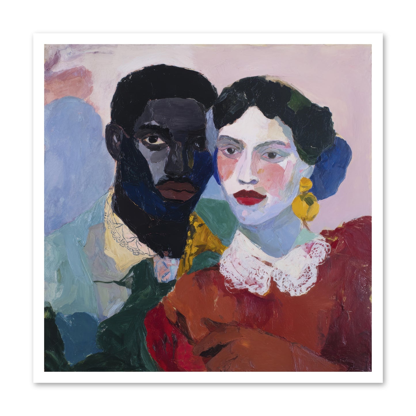 When Vermillion Was Truth -- Paper Print 30x30