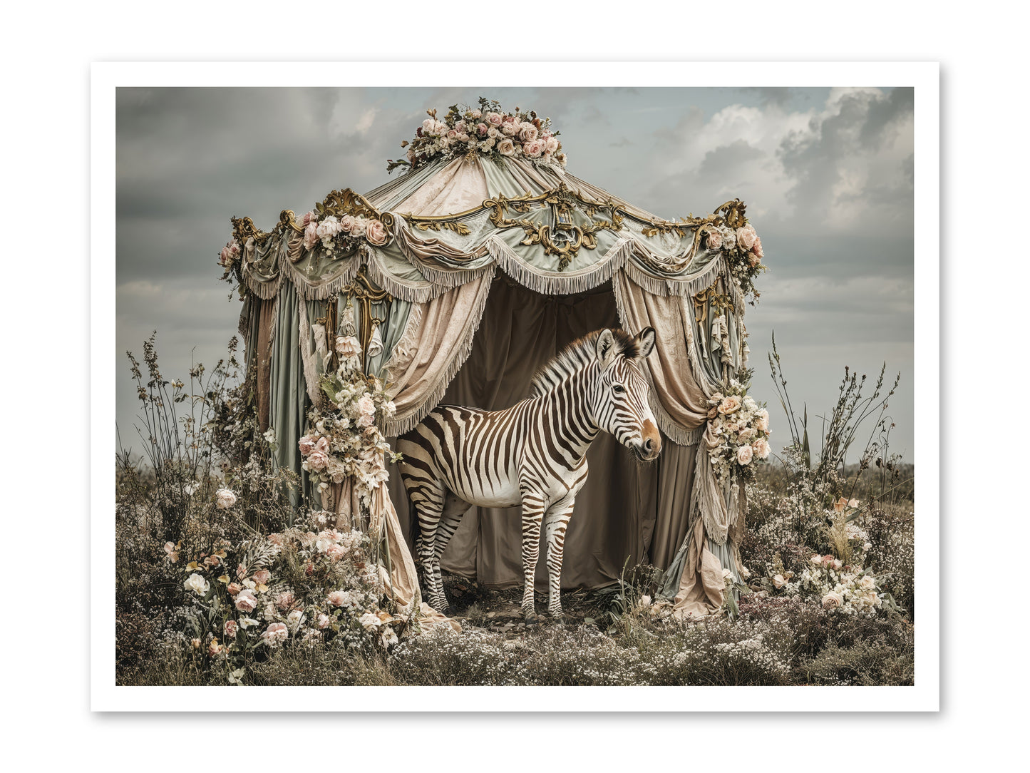 When the Field Remembered Her Name -- Paper Print 32x24