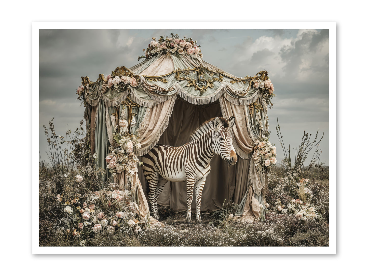When the Field Remembered Her Name -- Paper Print 40x30