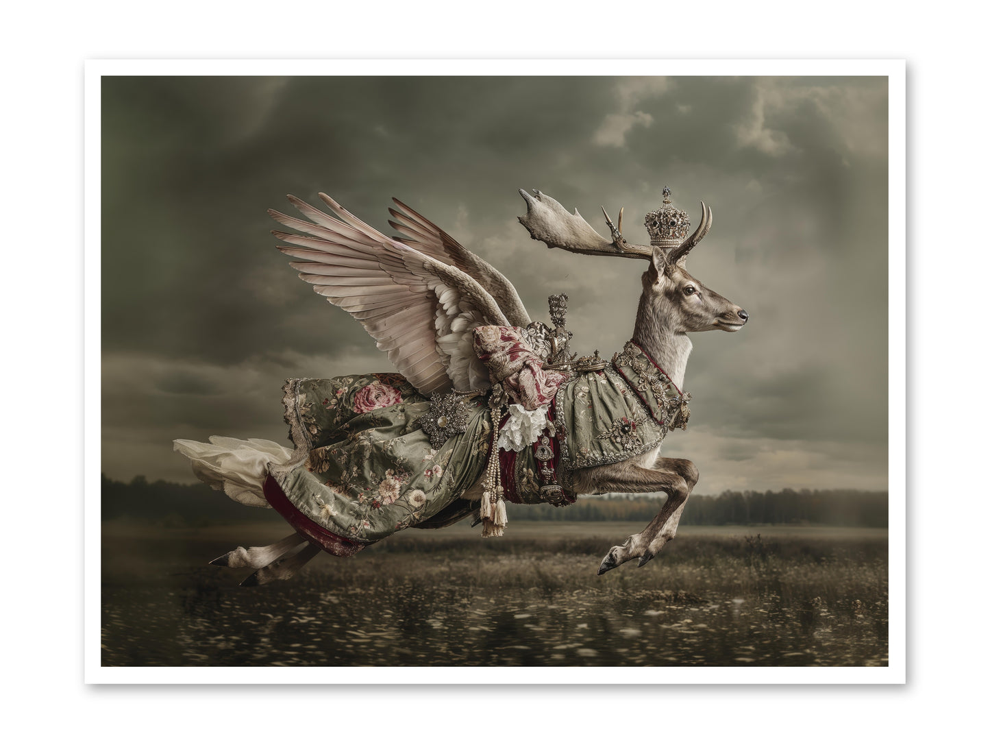 When the Orchard Slept -- Loose Canvas Print 48x36