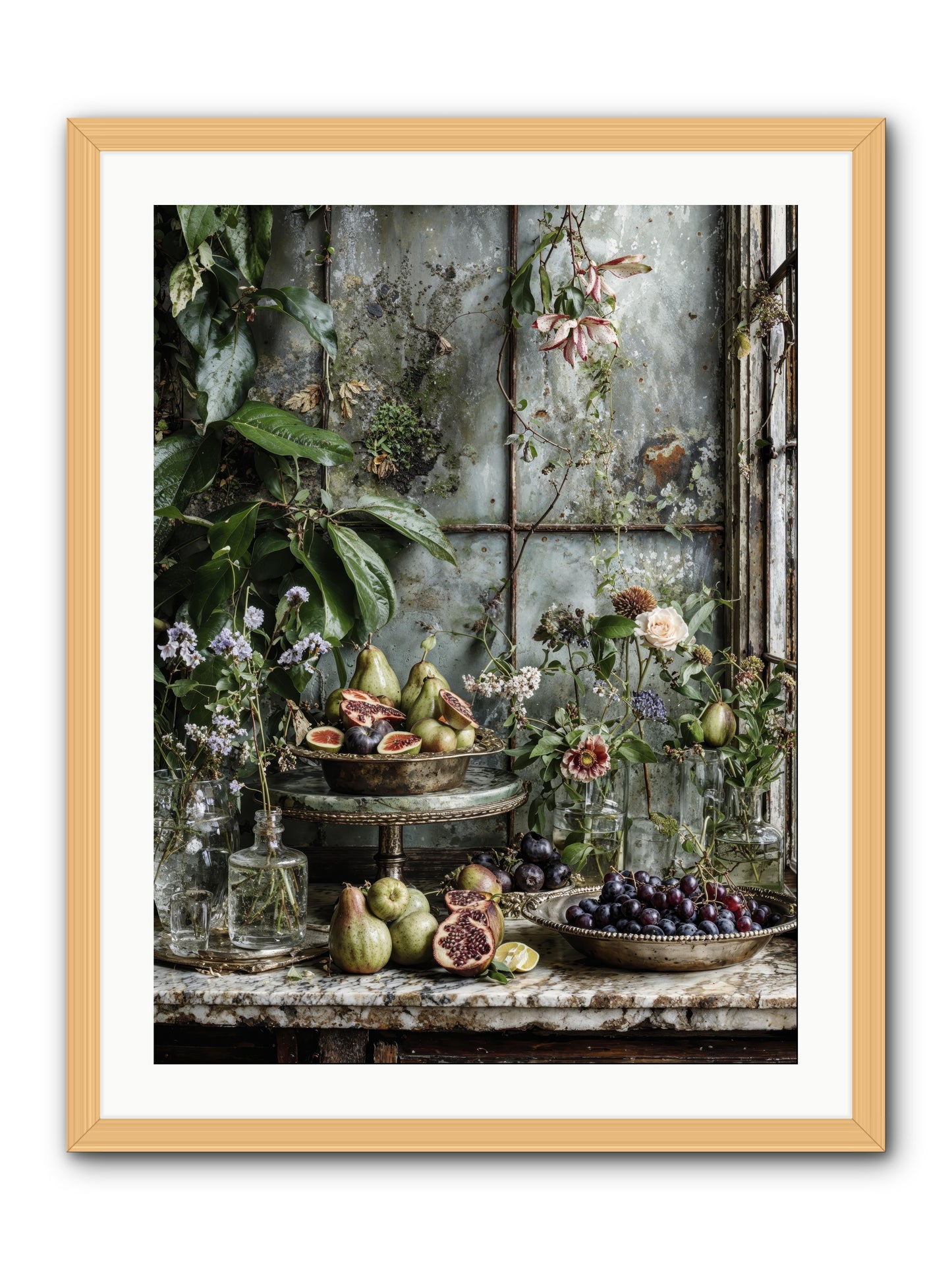 When time stops mattering -- Framed Print - Natural 24x32