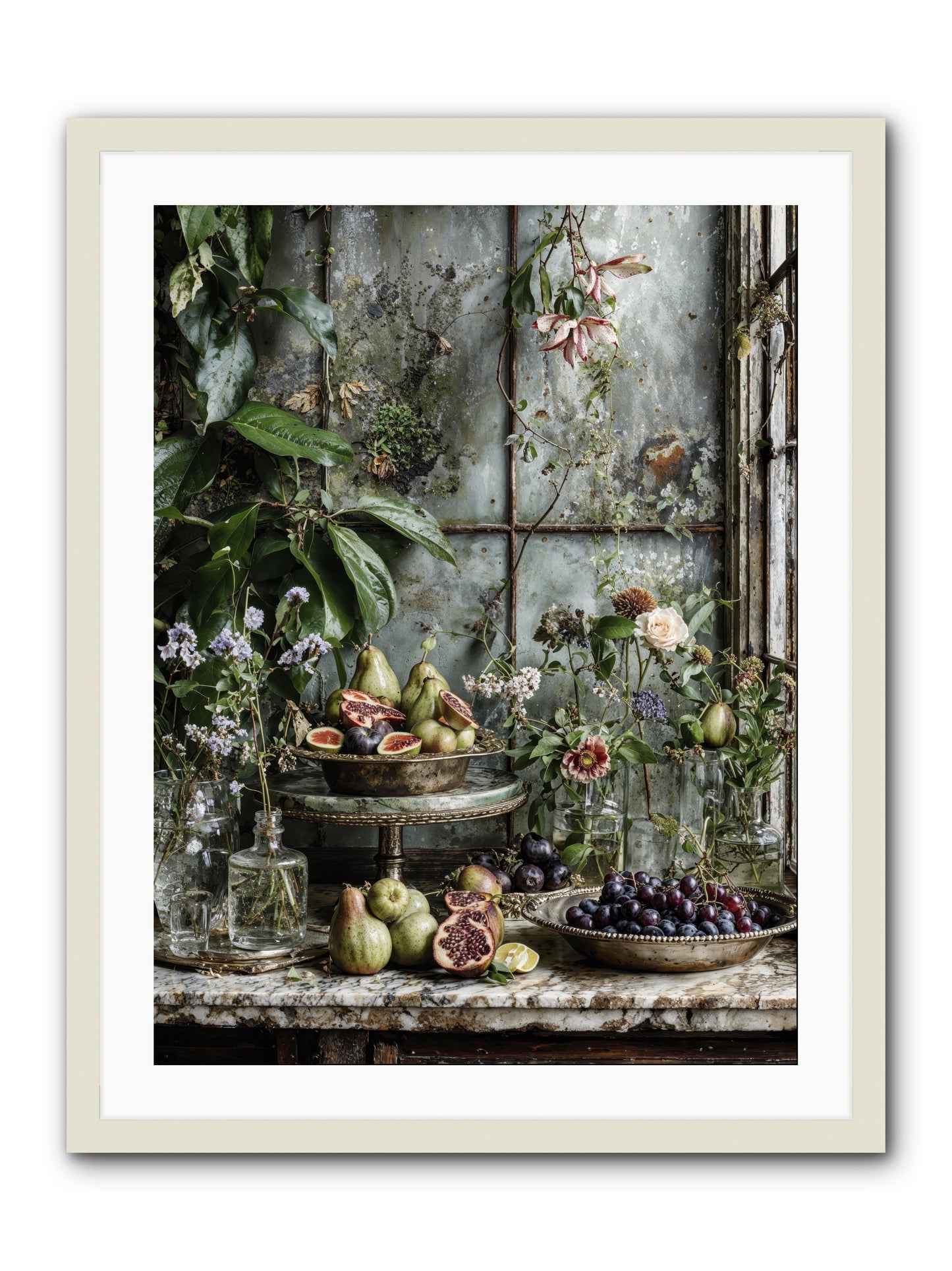 When time stops mattering -- Framed Print - White 24x32