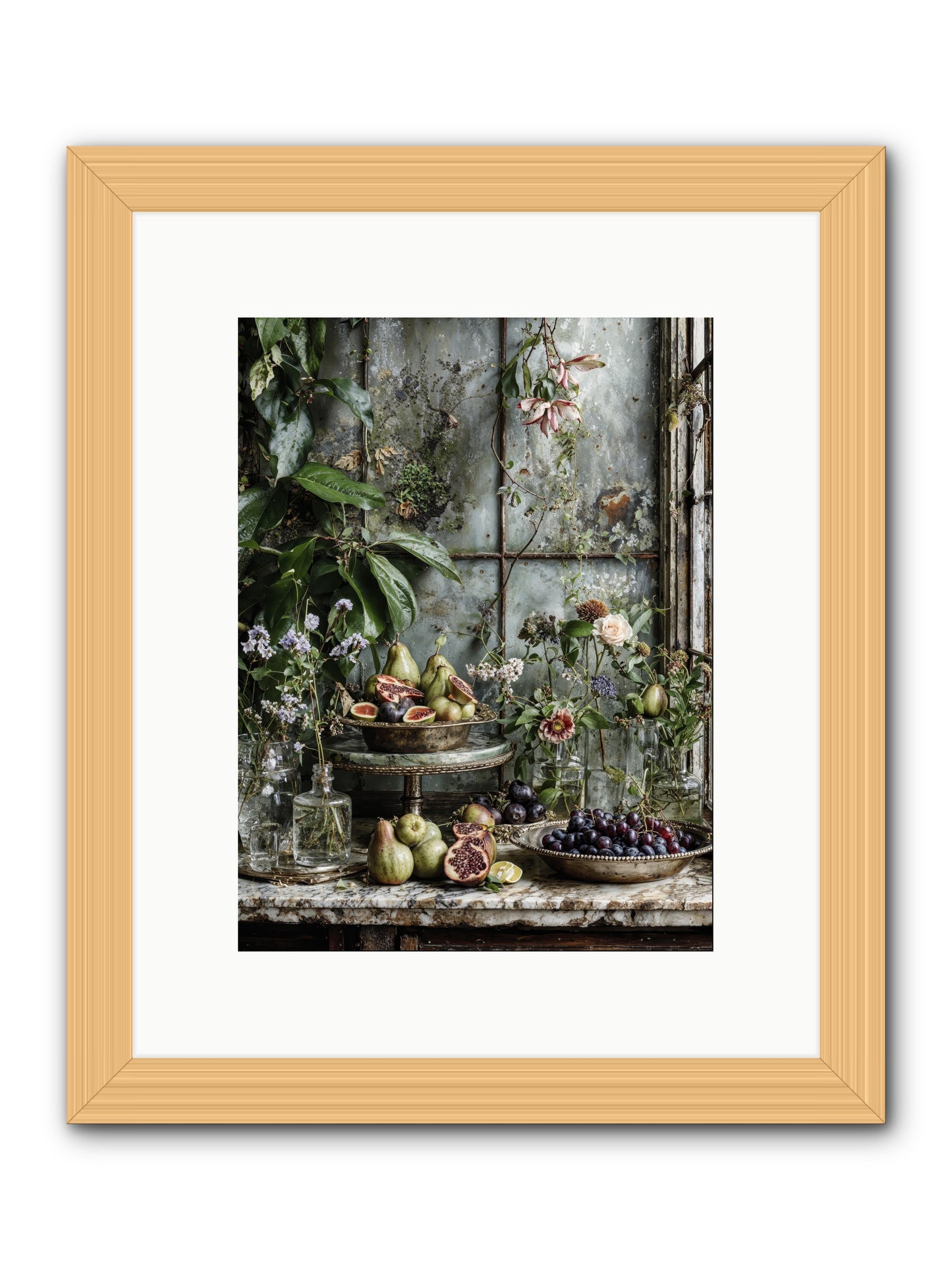 When time stops mattering -- Framed Print - Natural 9x12