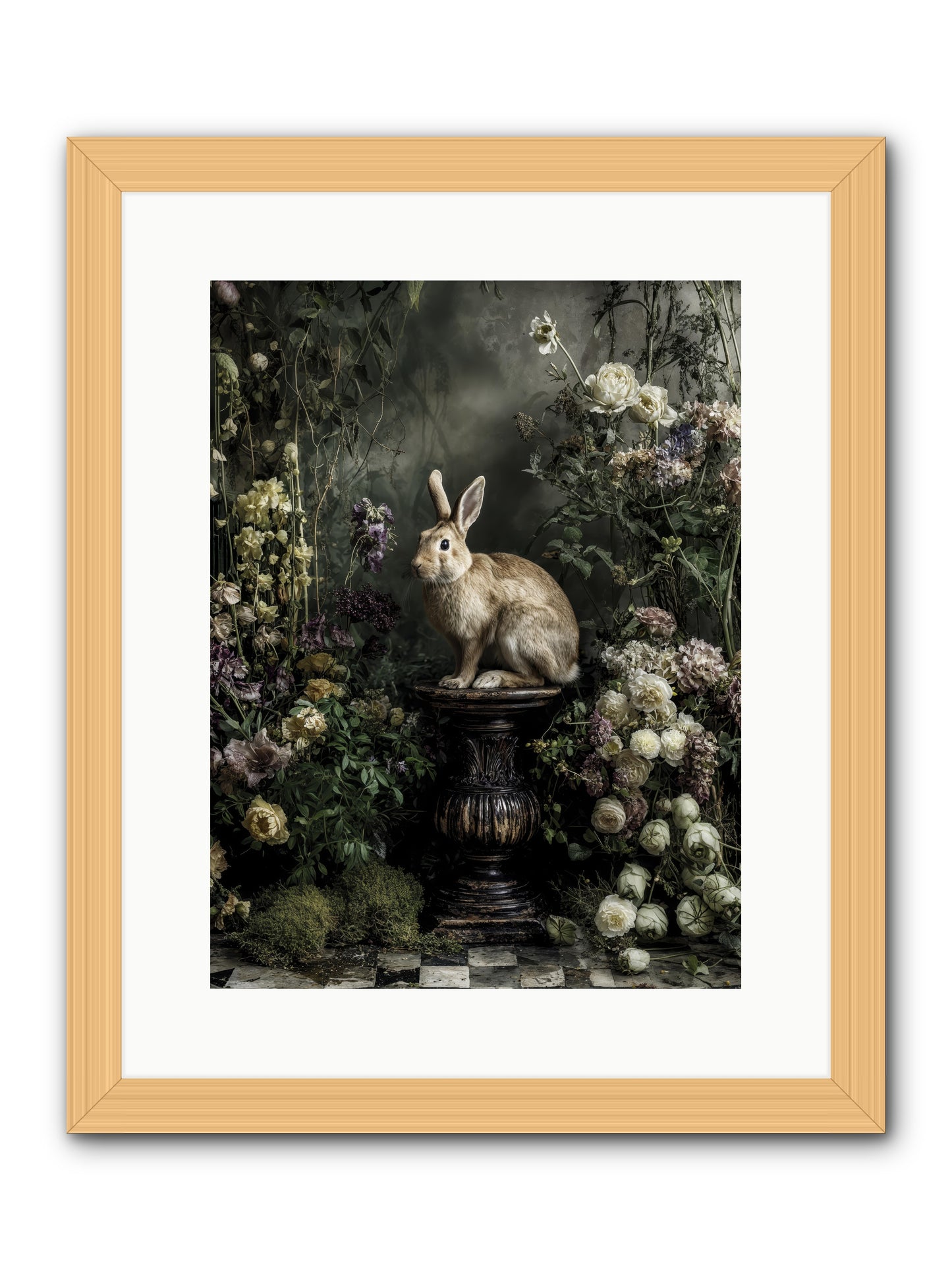 Where Angels Converge -- Framed Print - Natural 12x16