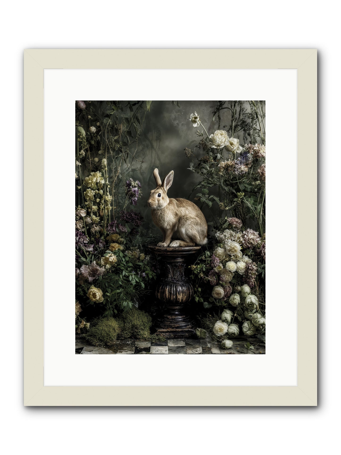 Where Angels Converge -- Framed Print - White 12x16