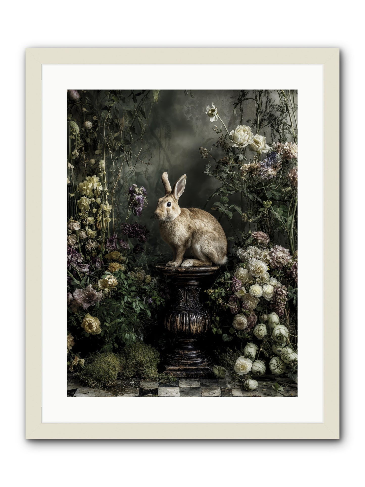 Where Angels Converge -- Framed Print - White 18x24