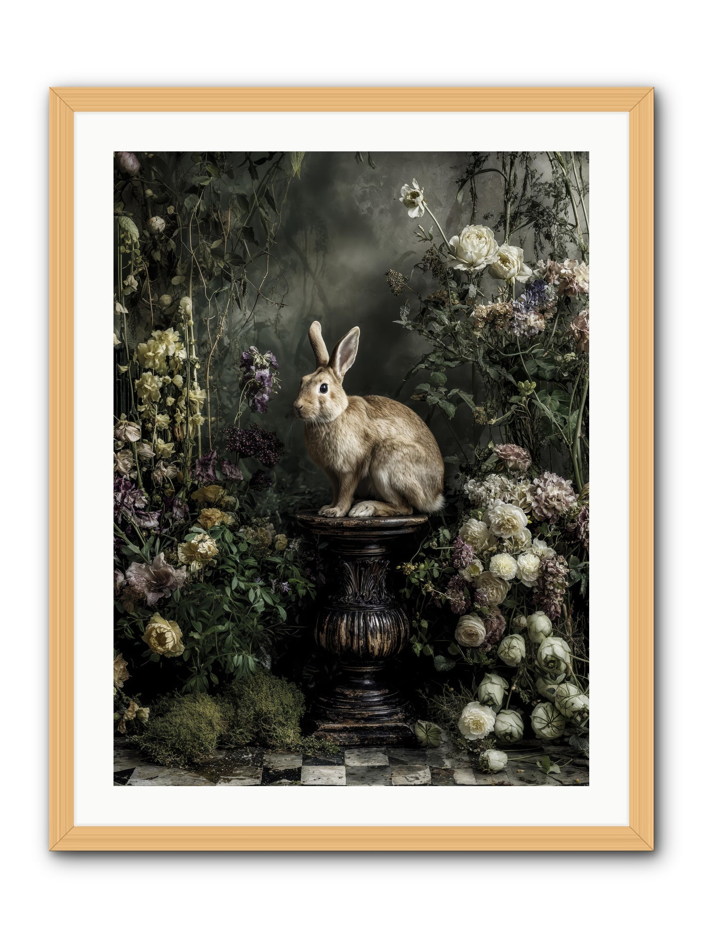 Where Angels Converge -- Framed Print - Natural 24x32
