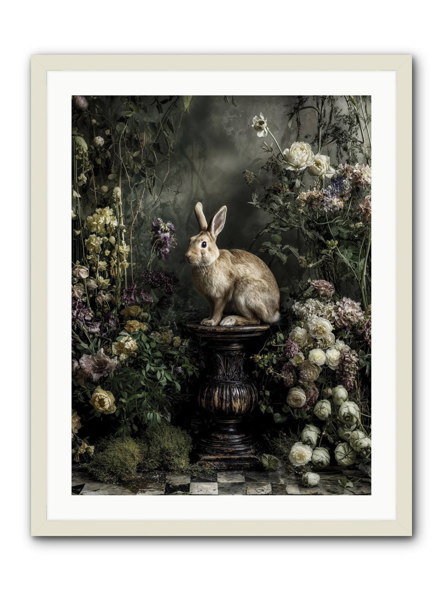 Where Angels Converge -- Framed Print - White 24x32