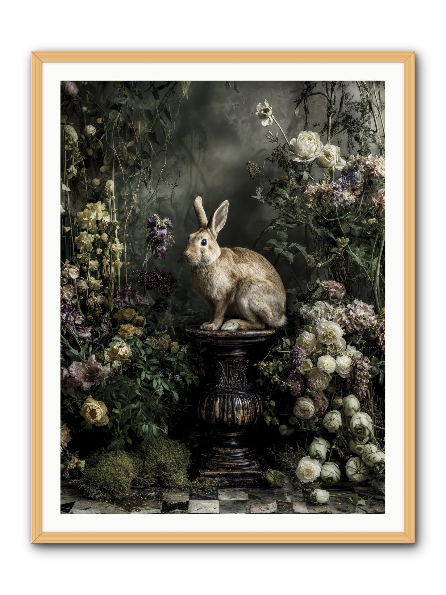 Where Angels Converge -- Framed Print - Natural 36x48