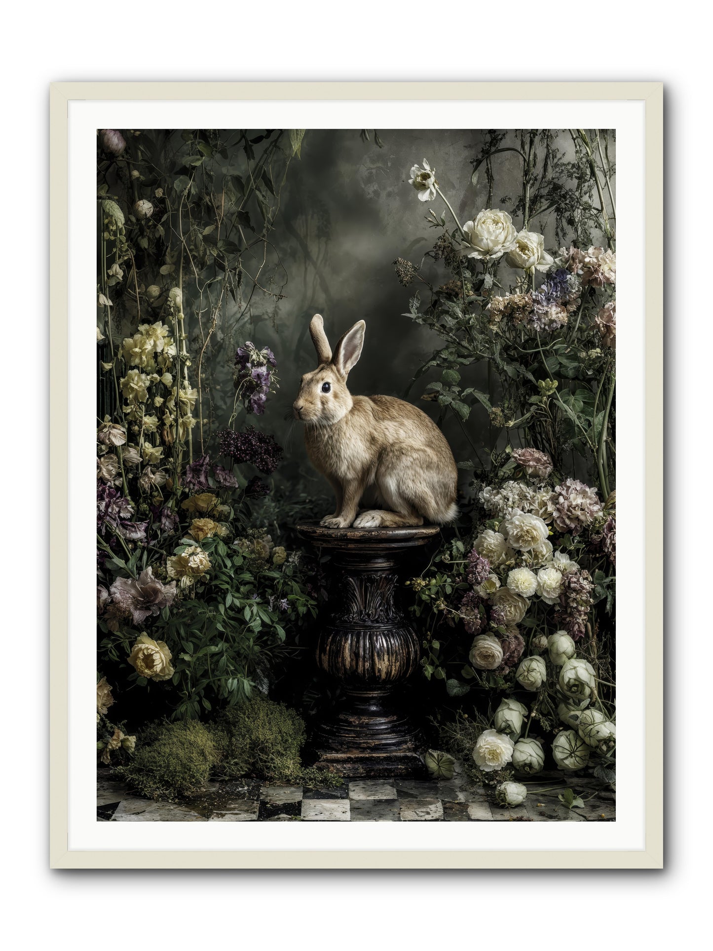 Where Angels Converge -- Framed Print - White 36x48