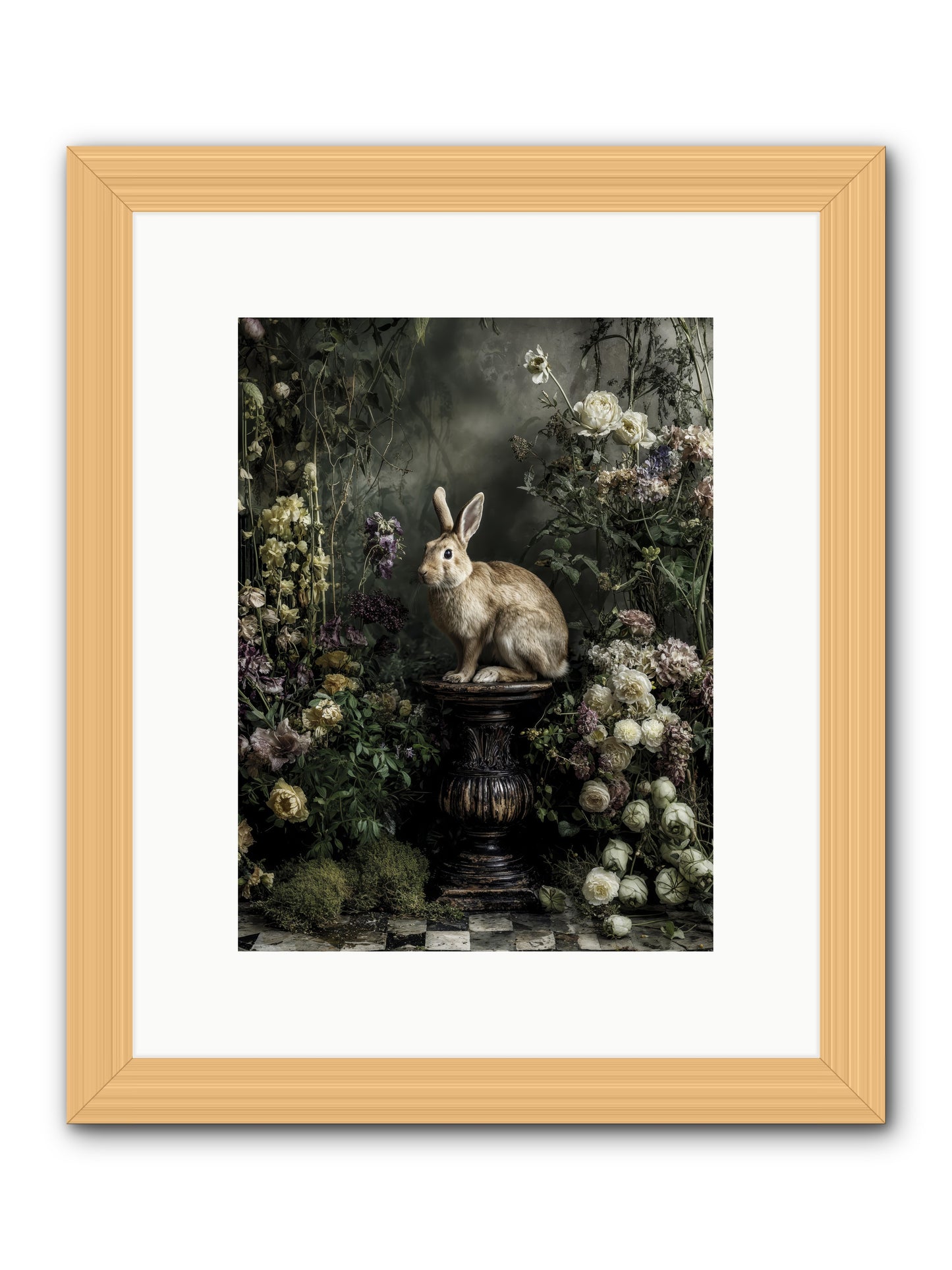 Where Angels Converge -- Framed Print - Natural 9x12