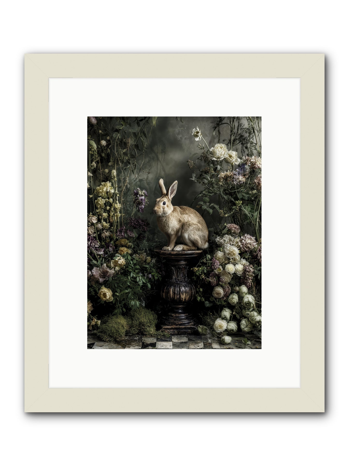 Where Angels Converge -- Framed Print - White 9x12
