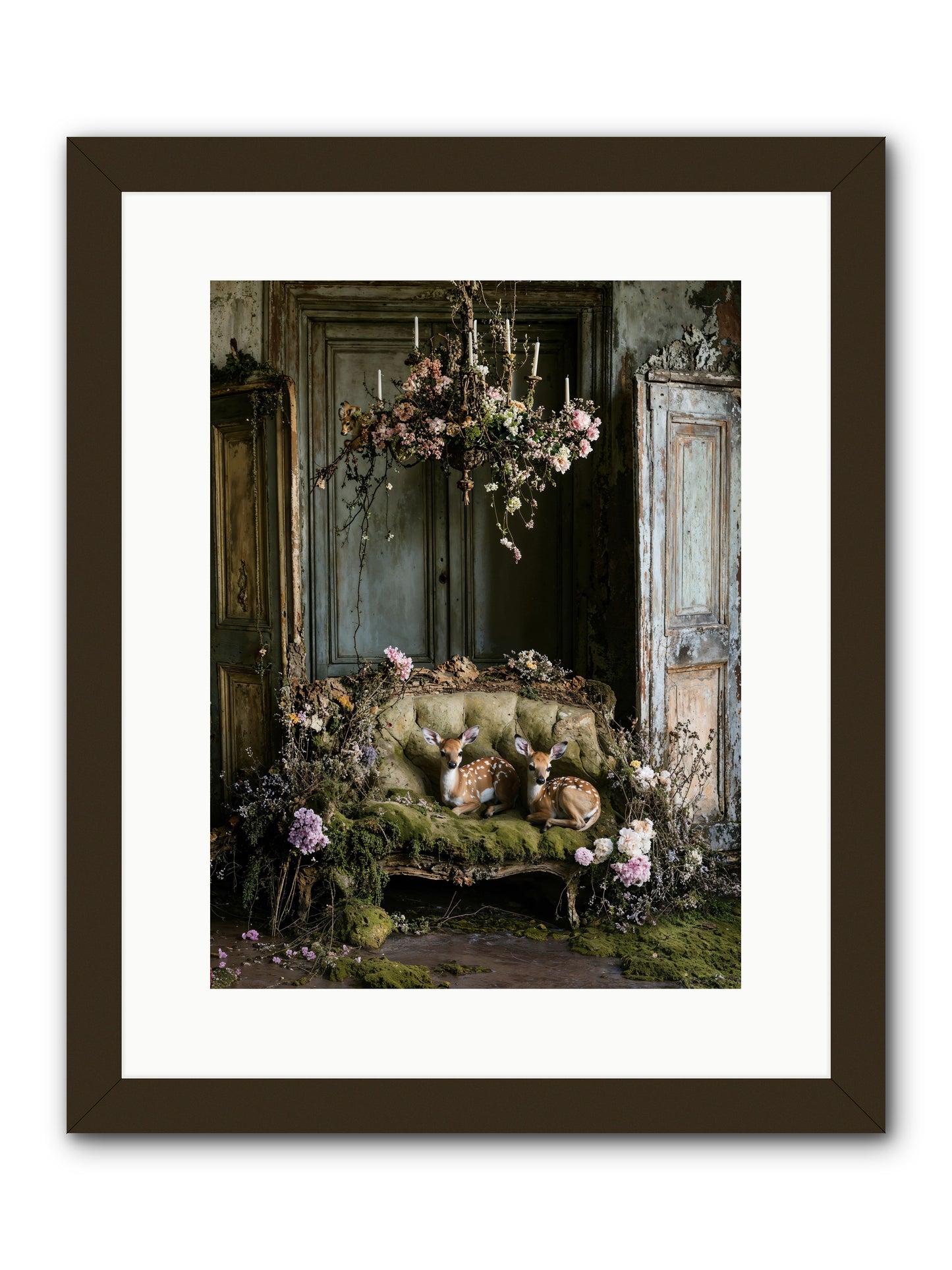 Where Angels Rest -- Framed Print - Black 12x16
