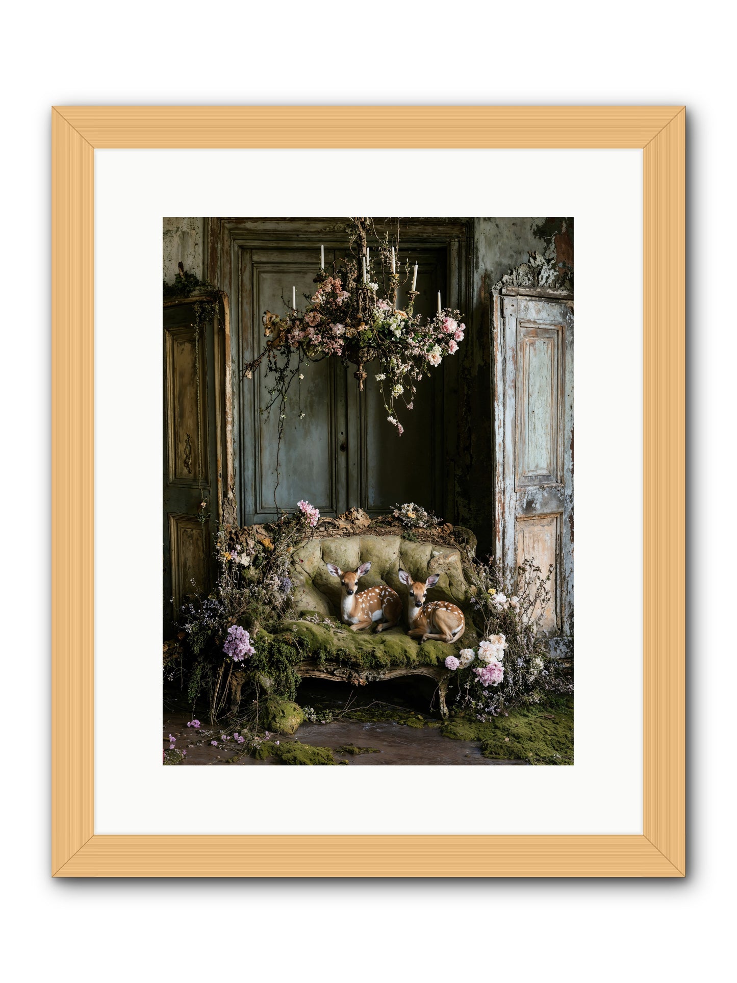 Where Angels Rest -- Framed Print - Natural 12x16