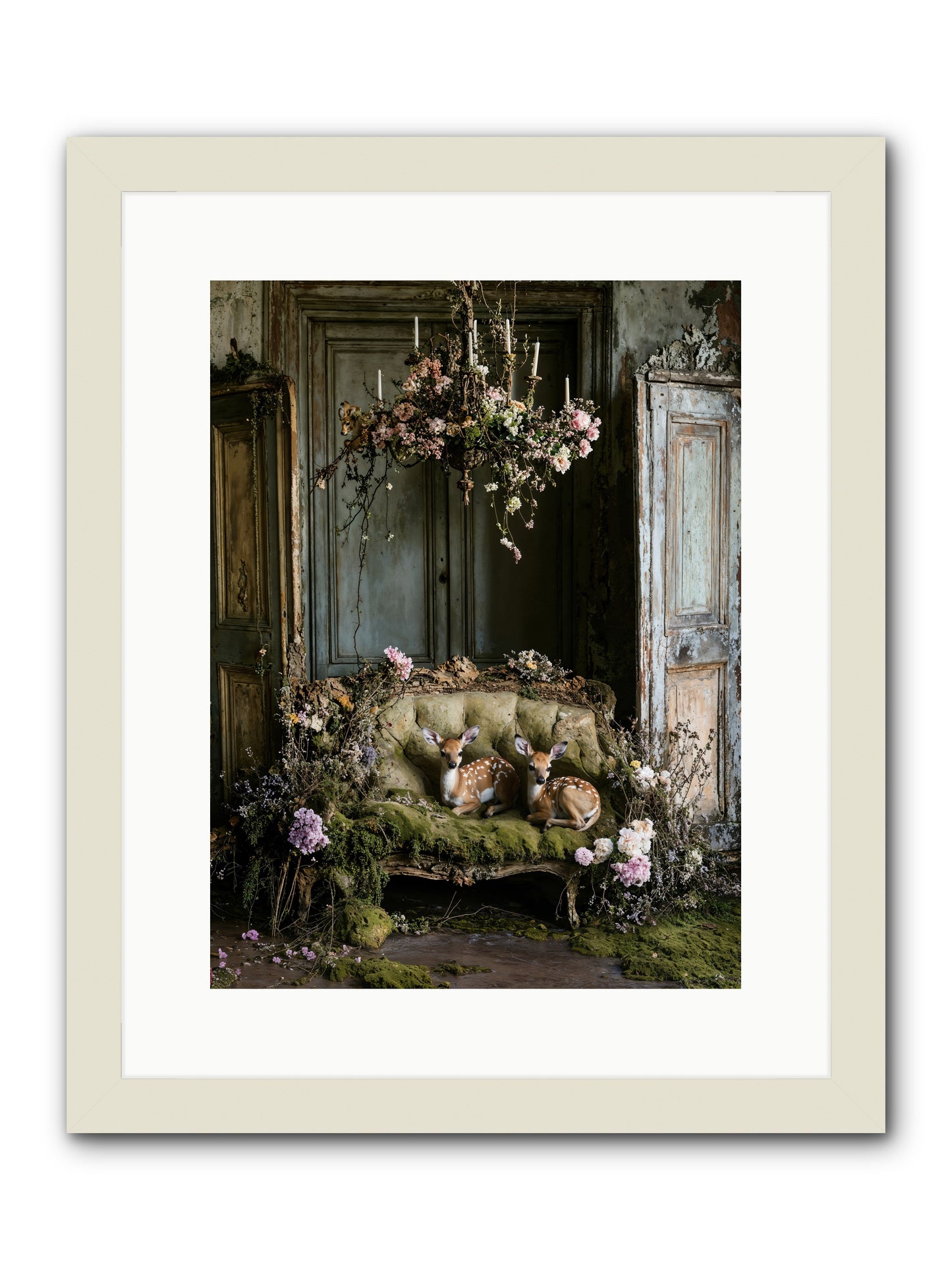 Where Angels Rest -- Framed Print - White 12x16