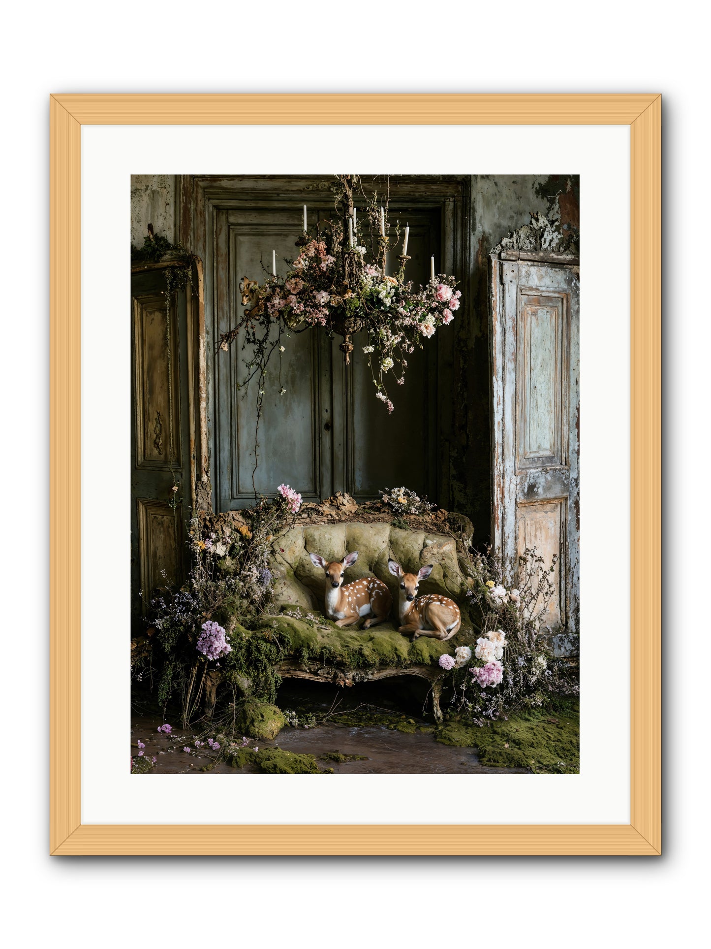 Where Angels Rest -- Framed Print - Natural 18x24