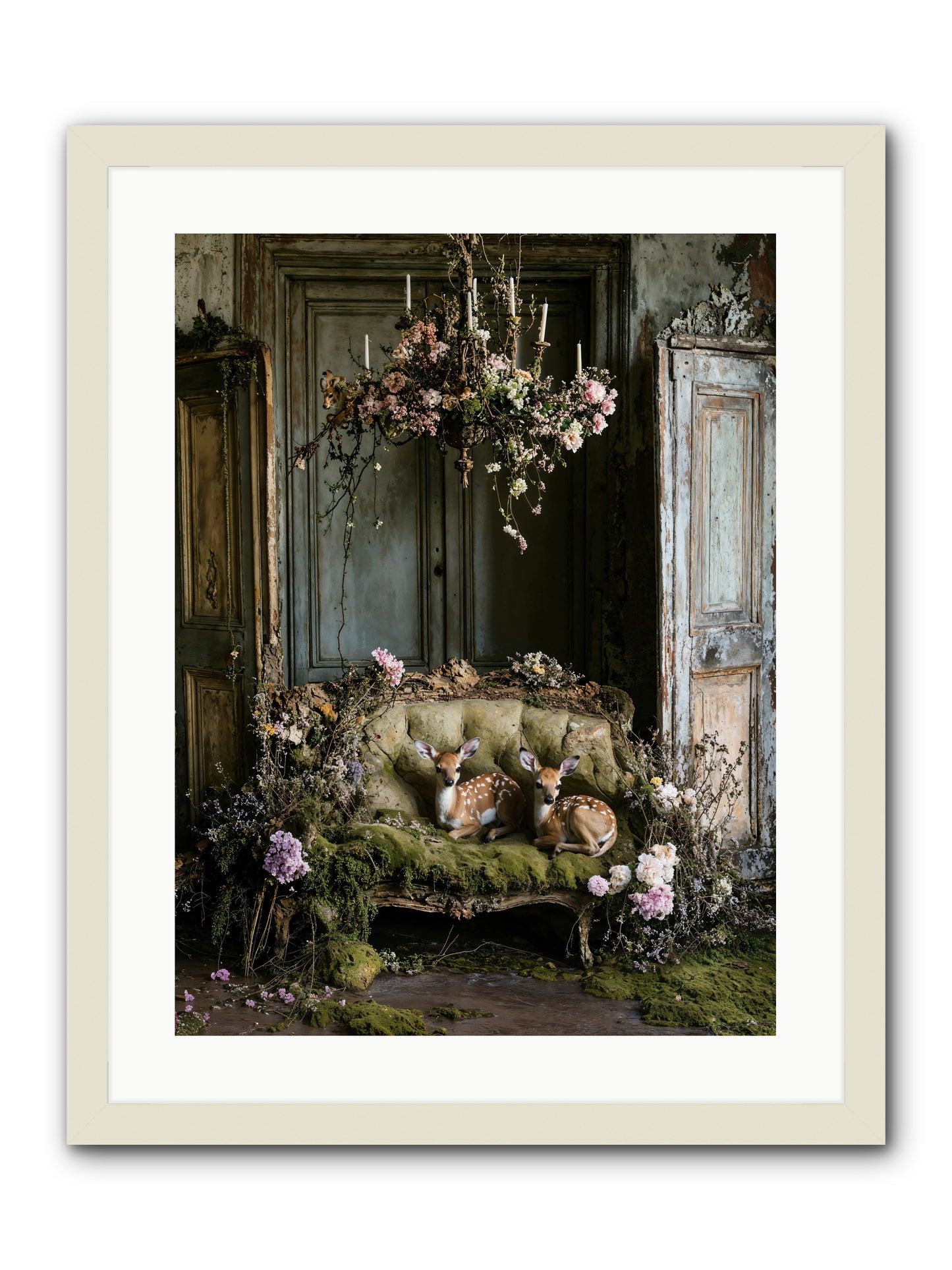 Where Angels Rest -- Framed Print - White 18x24