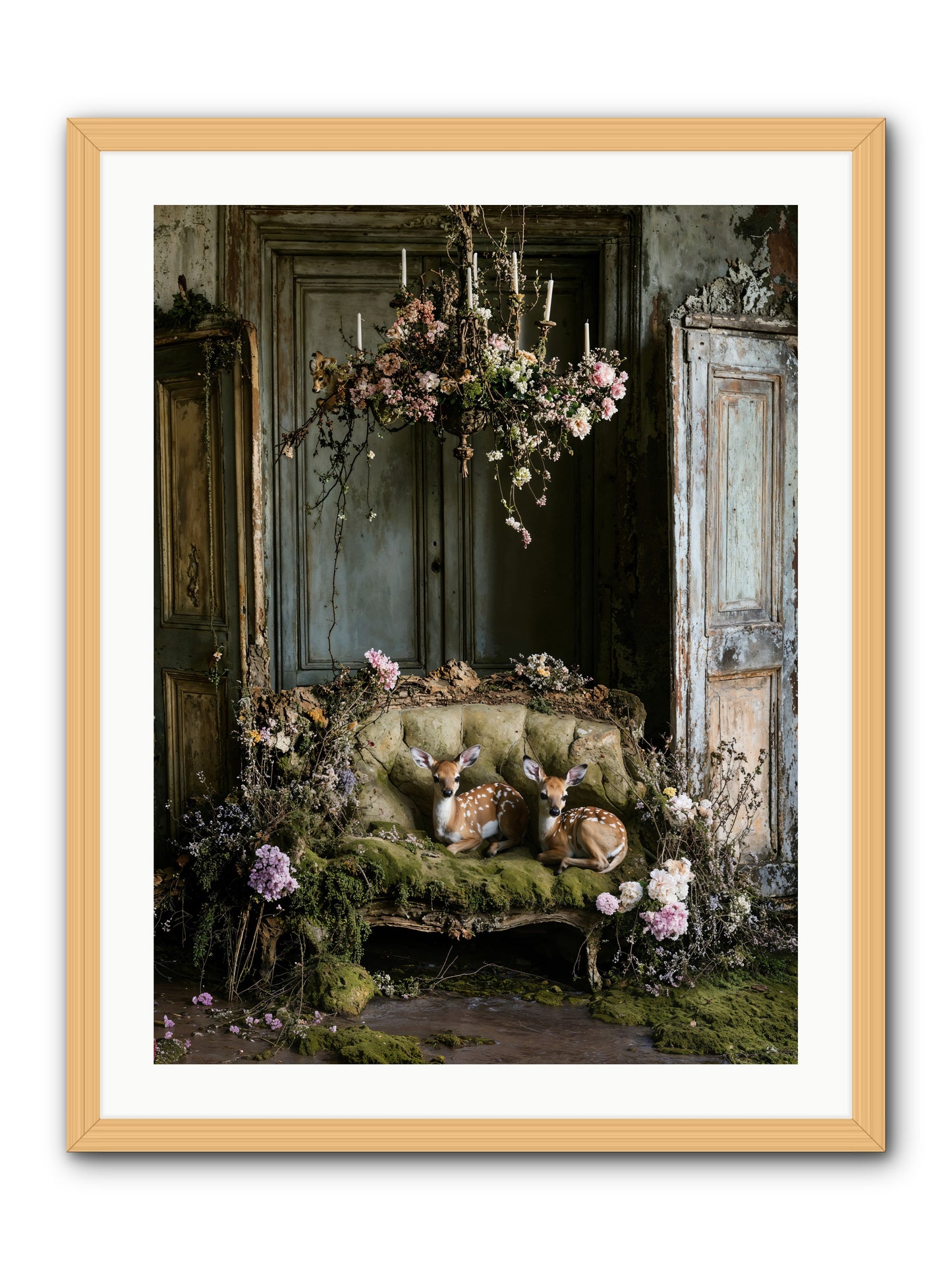 Where Angels Rest -- Framed Print - Natural 24x32