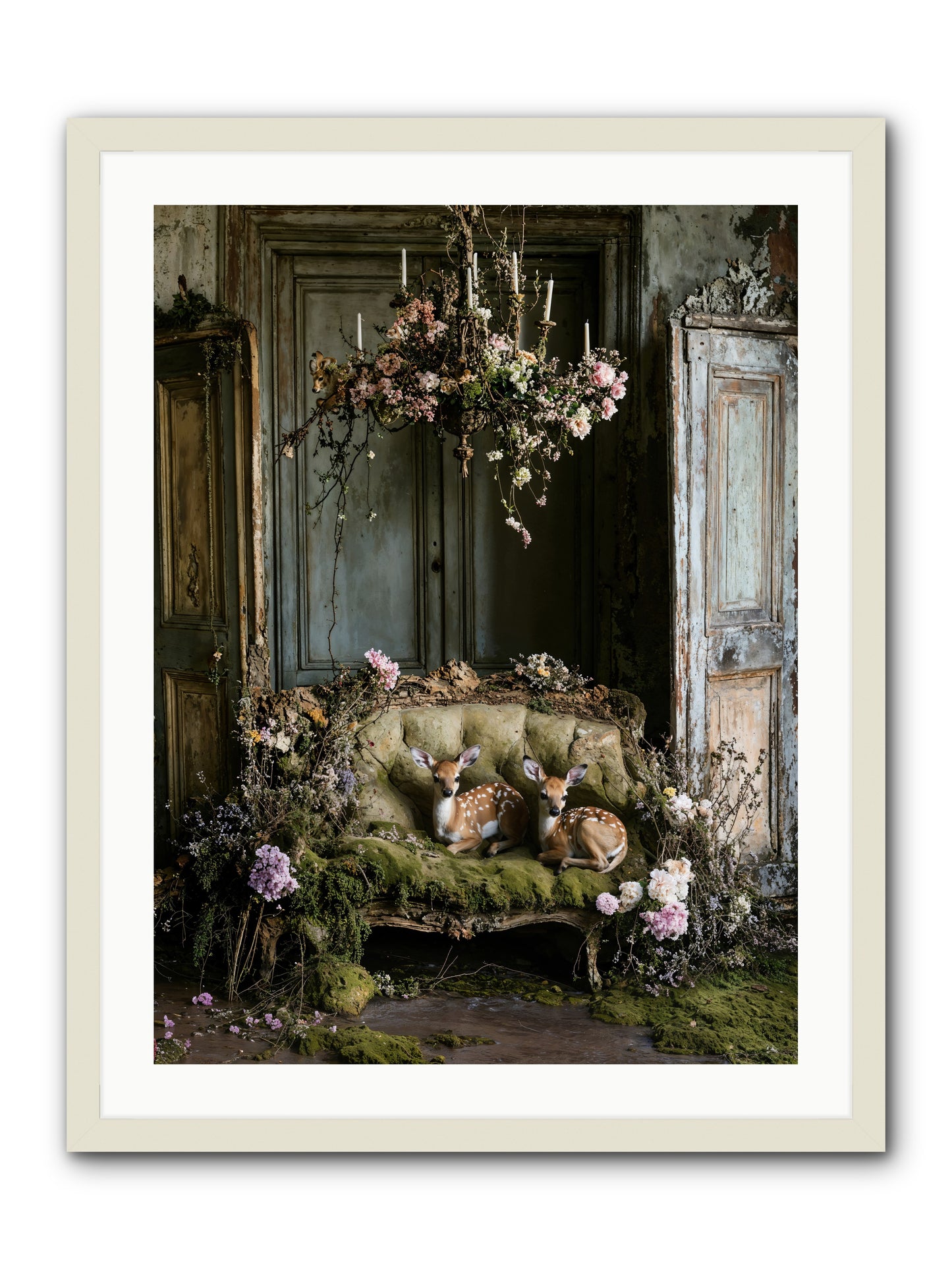 Where Angels Rest -- Framed Print - White 24x32