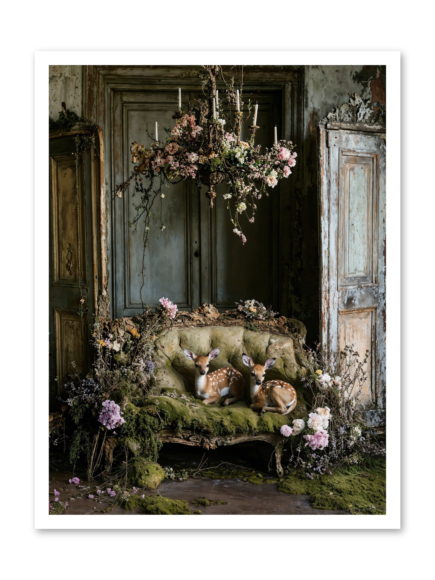 Where Angels Rest -- Loose Canvas Print 24x32