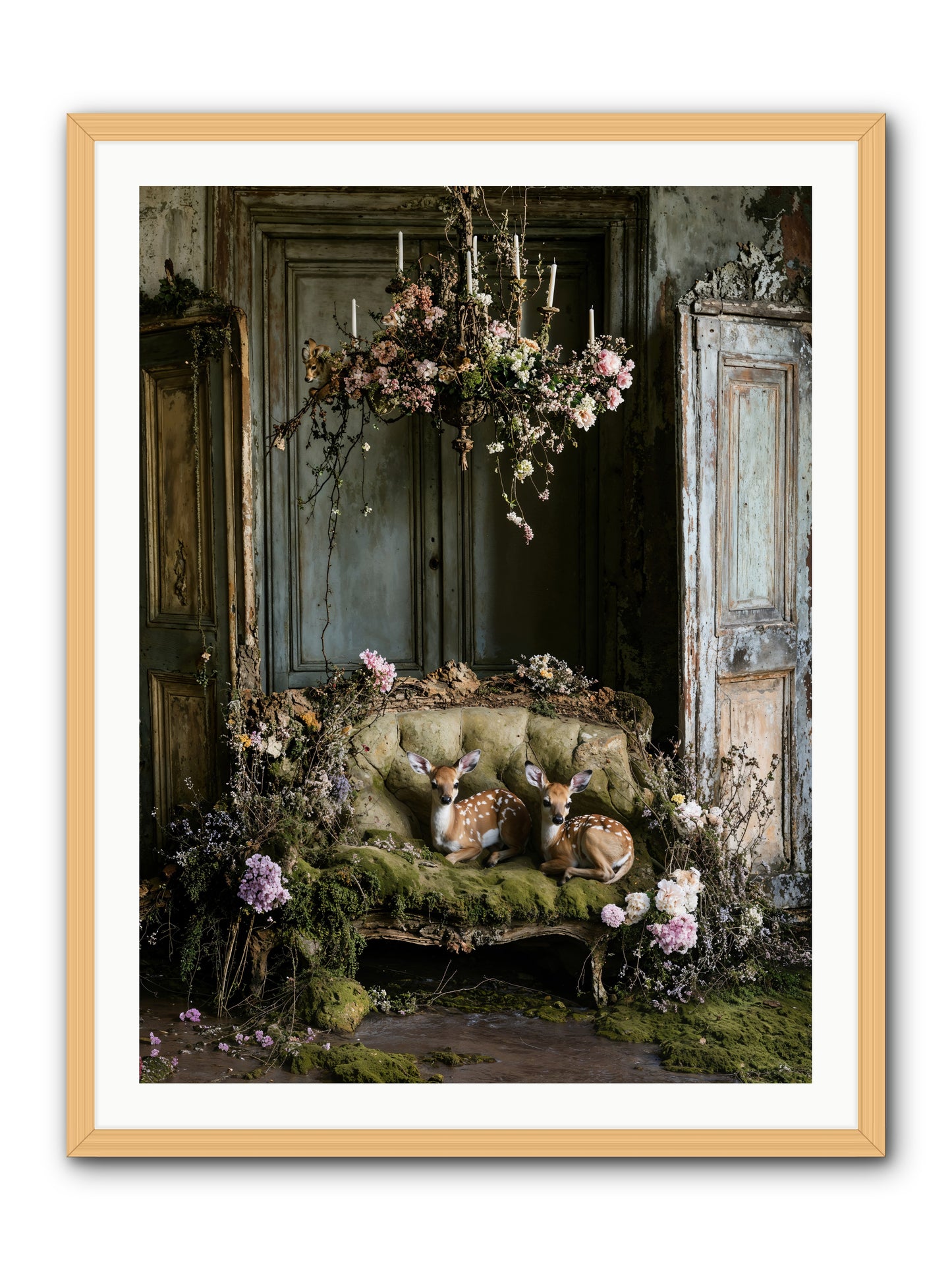 Where Angels Rest -- Framed Print - Natural 30x40