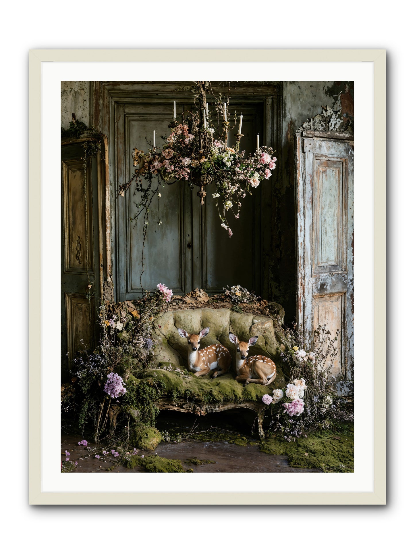 Where Angels Rest -- Framed Print - White 30x40