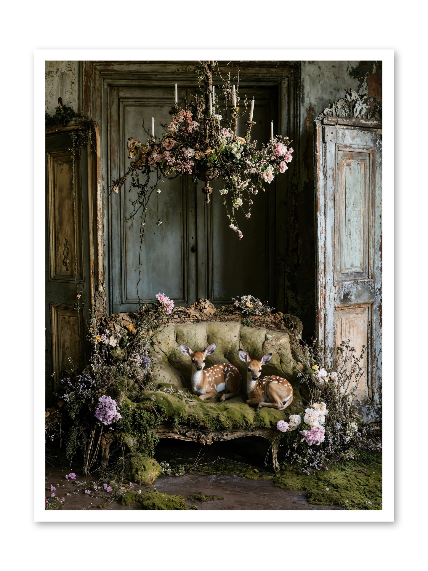 Where Angels Rest -- Loose Canvas Print 30x40