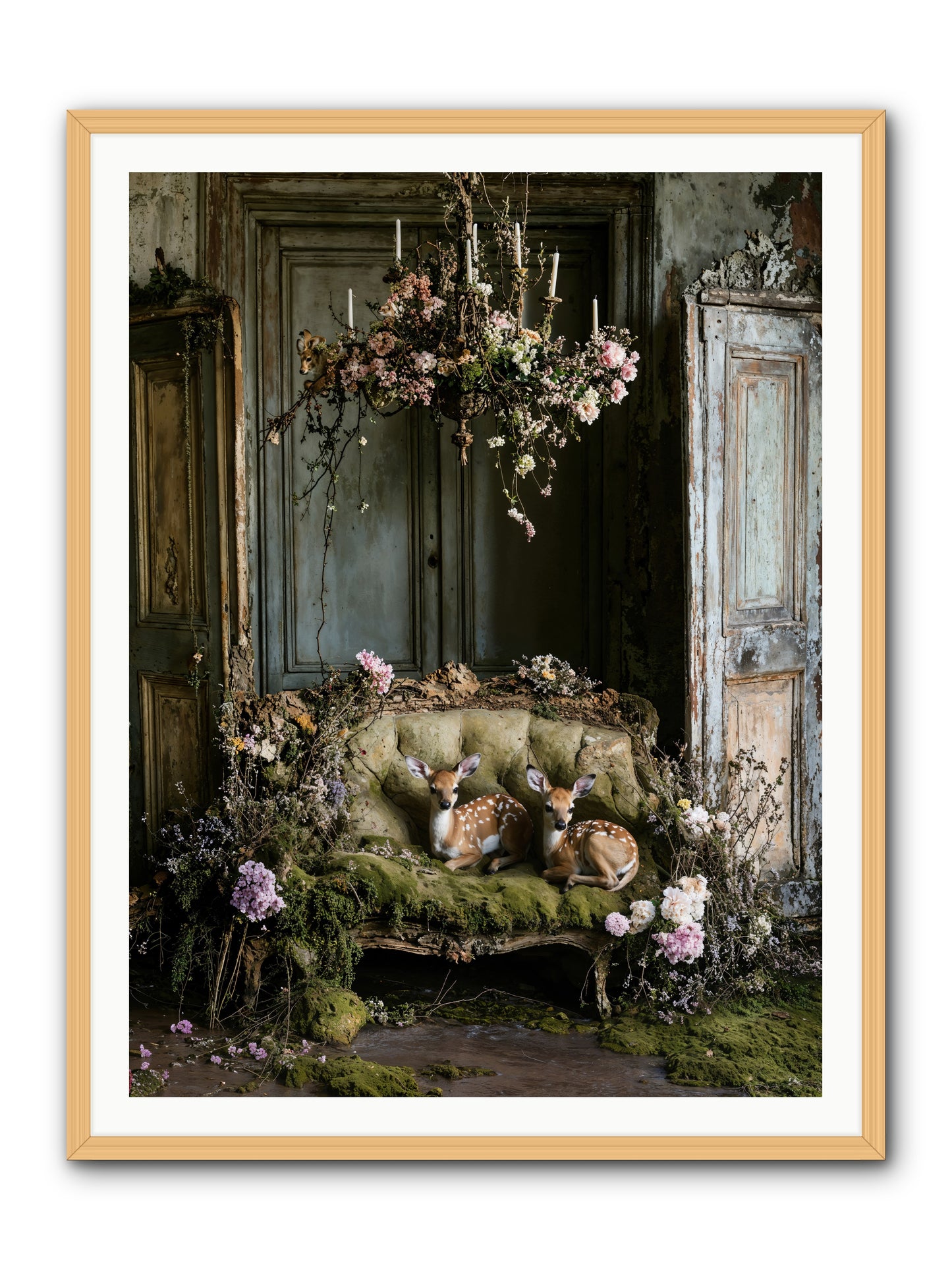Where Angels Rest -- Framed Print - Natural 36x48