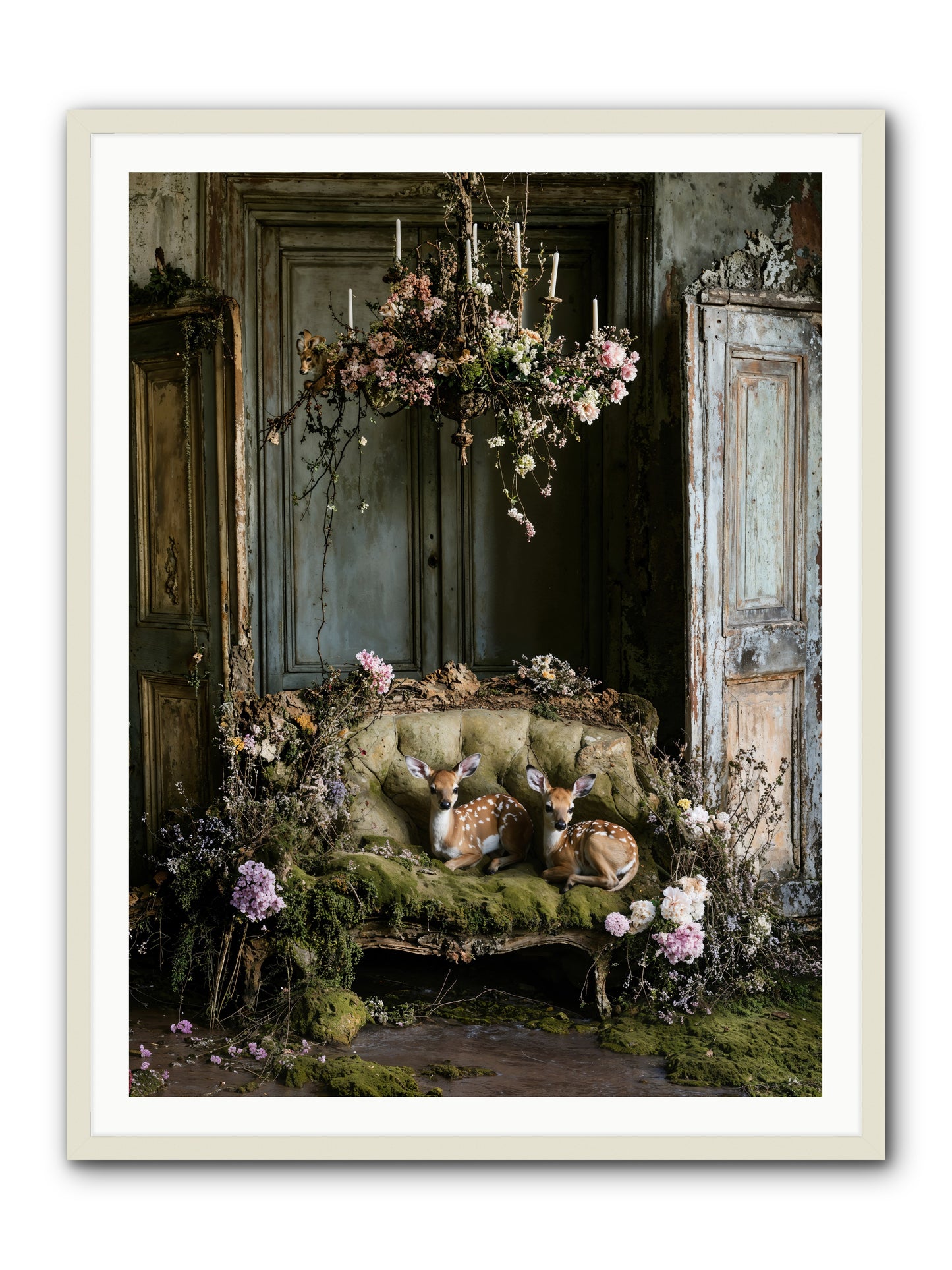 Where Angels Rest -- Framed Print - White 36x48