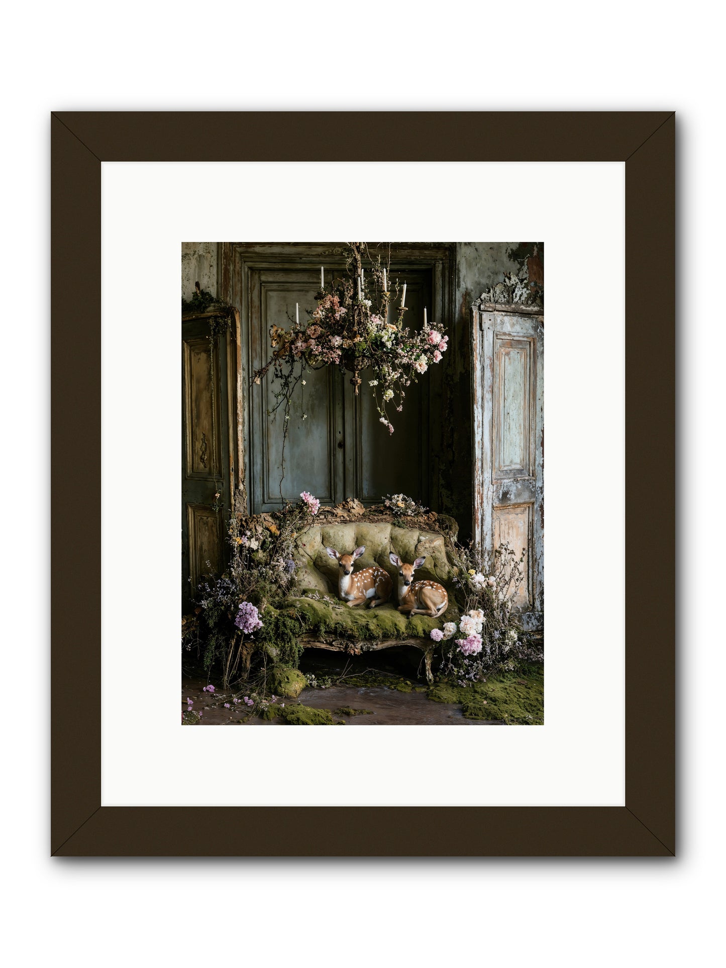 Where Angels Rest -- Framed Print - Black 9x12