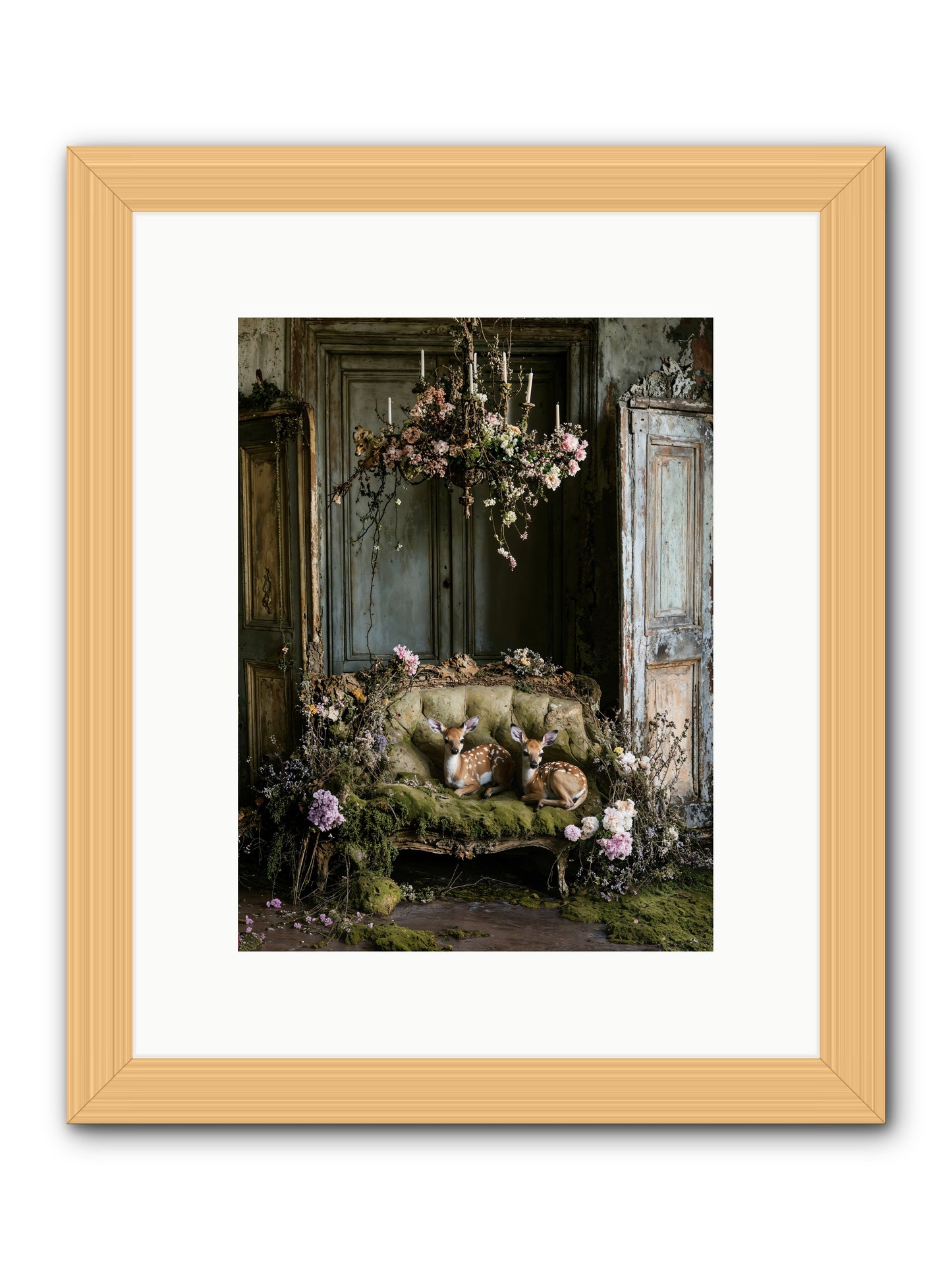 Where Angels Rest -- Framed Print - Natural 9x12