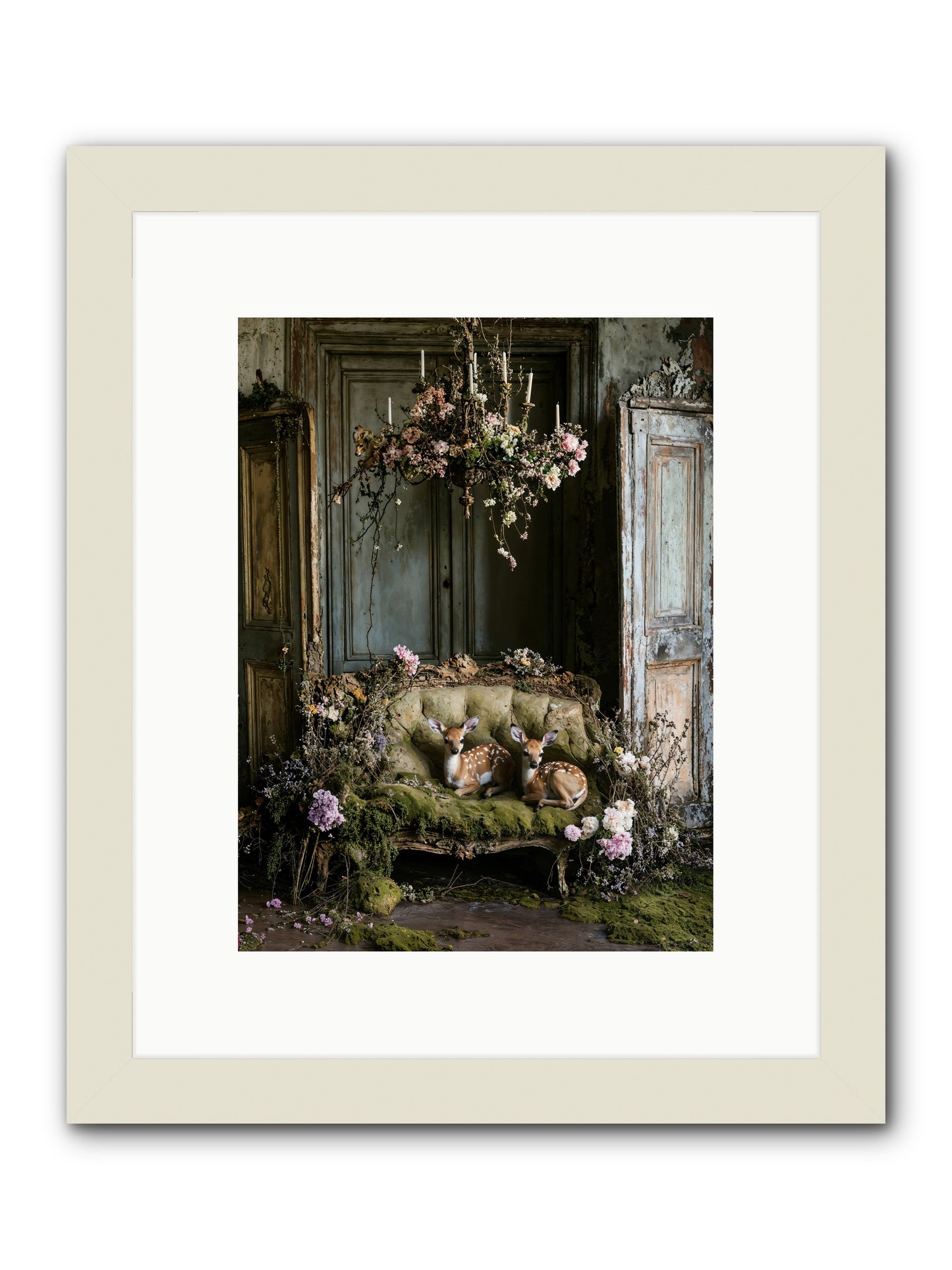 Where Angels Rest -- Framed Print - White 9x12