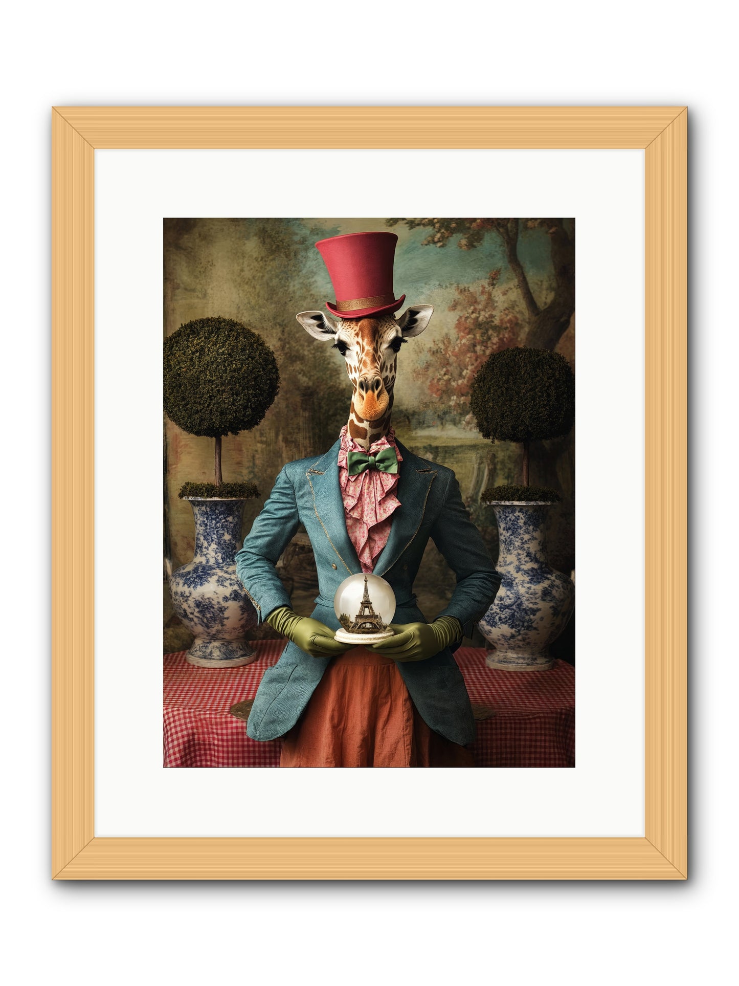 Where Hope GlimmersRez -- Framed Print - Natural 12x16