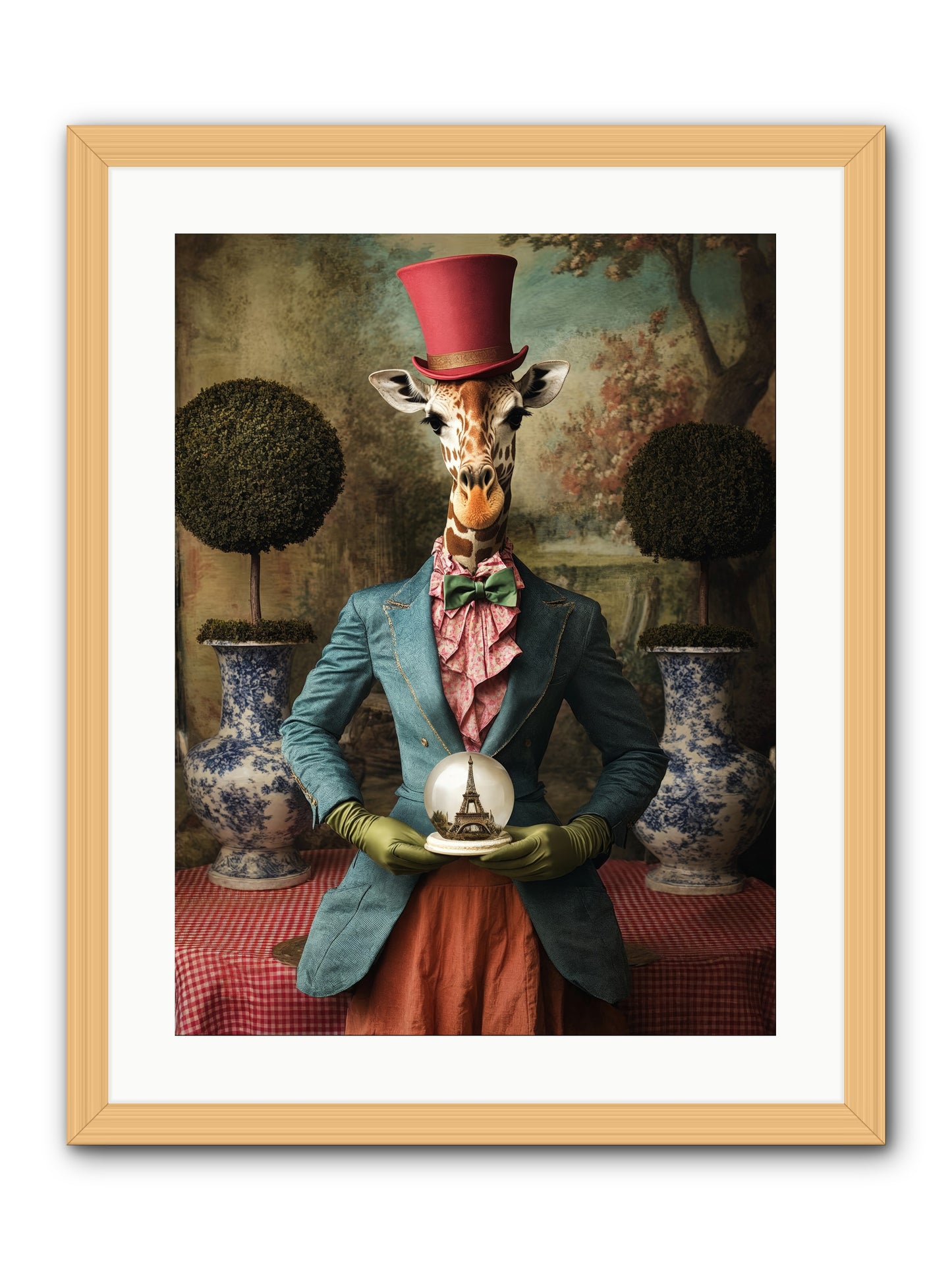 Where Hope GlimmersRez -- Framed Print - Natural 18x24