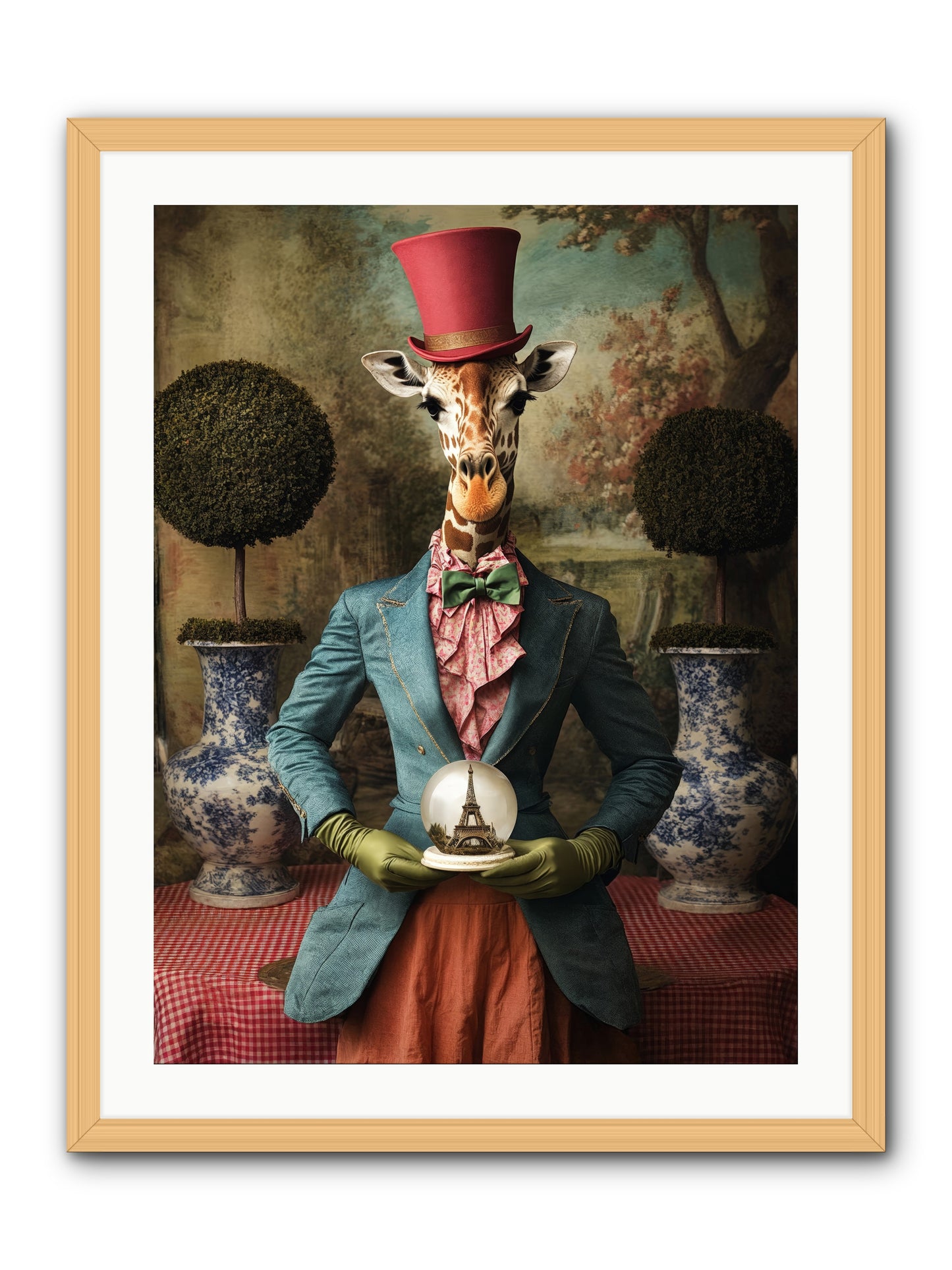 Where Hope GlimmersRez -- Framed Print - Natural 24x32