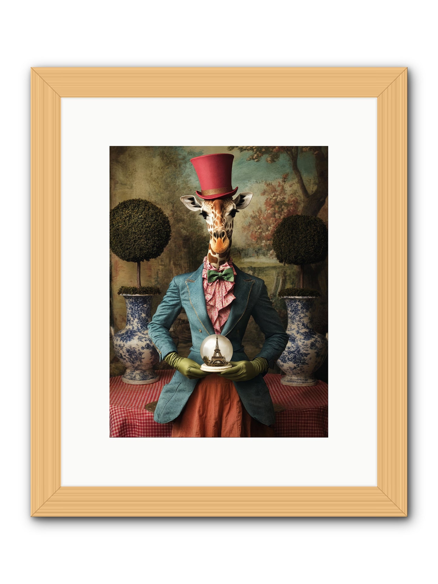 Where Hope GlimmersRez -- Framed Print - Natural 9x12