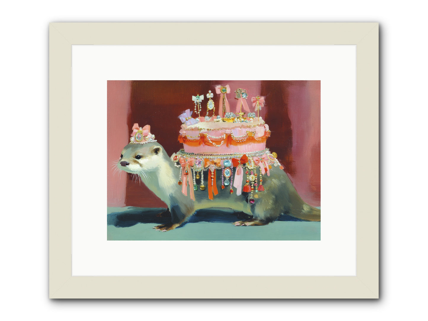 Where Joy Lives Forever -- Framed Print - White 12x9