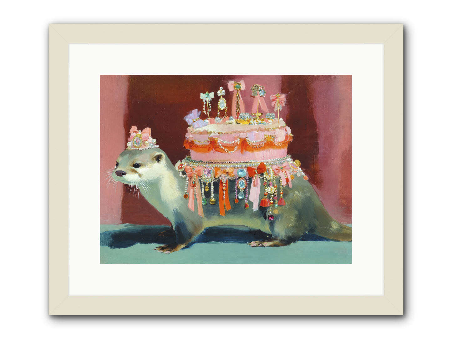Where Joy Lives Forever -- Framed Print - White 16x12