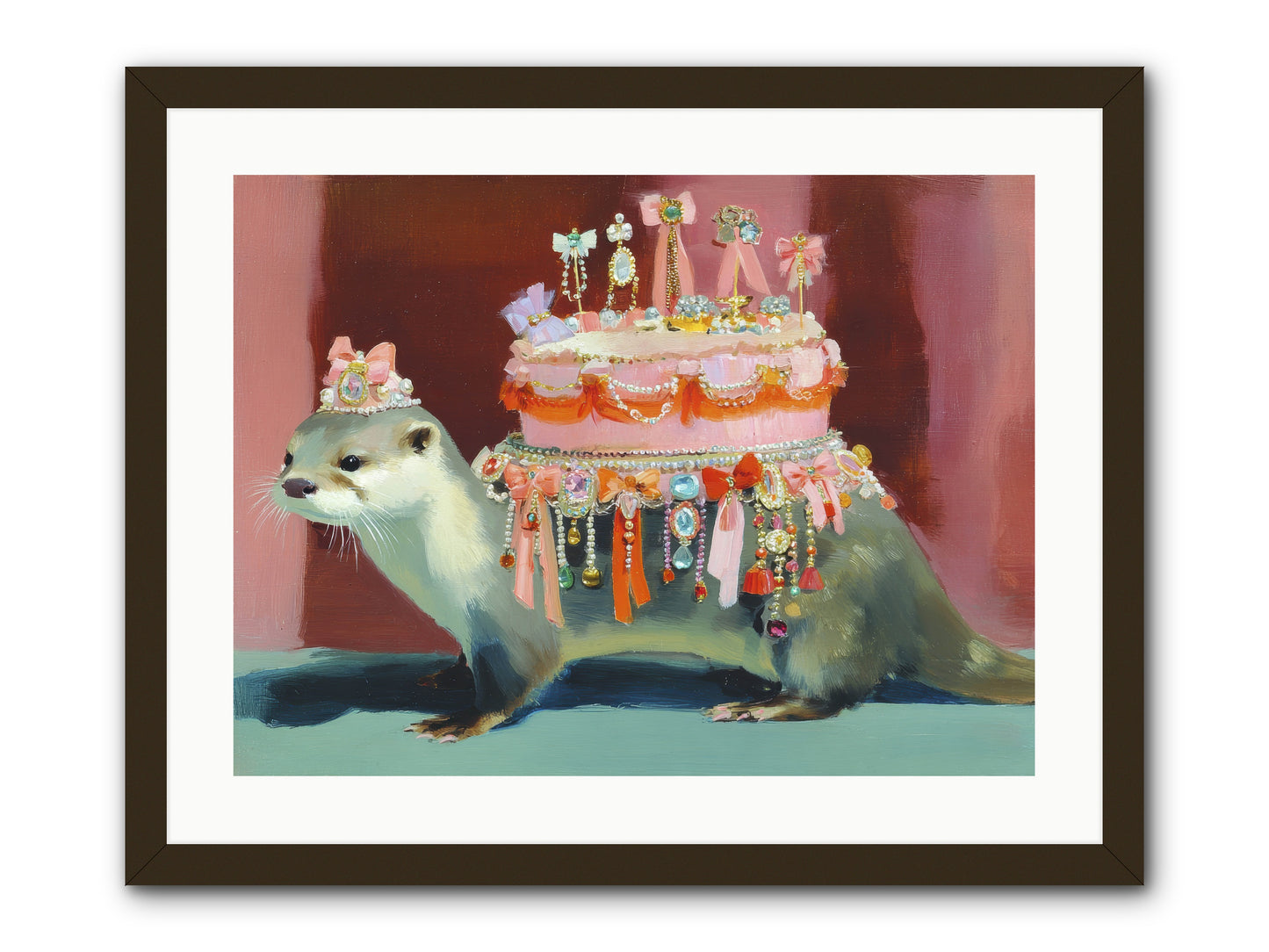 Where Joy Lives Forever -- Framed Print - Black 24x18