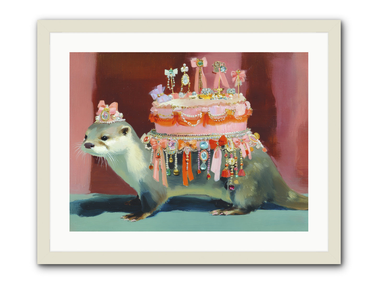 Where Joy Lives Forever -- Framed Print - White 24x18