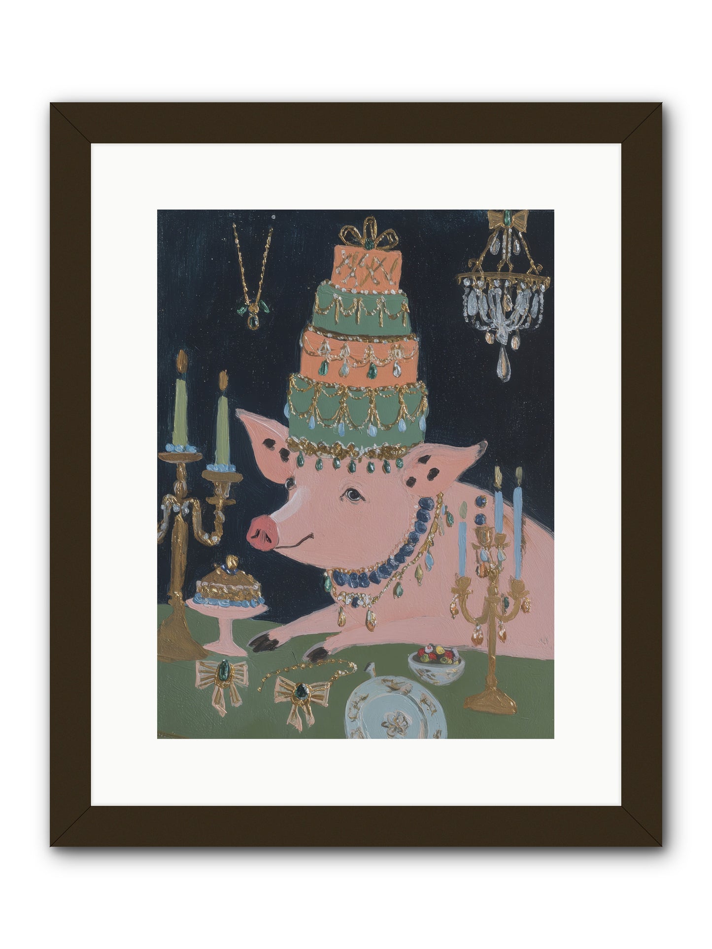 Where Joy Resides -- Framed Print - Black 12x16