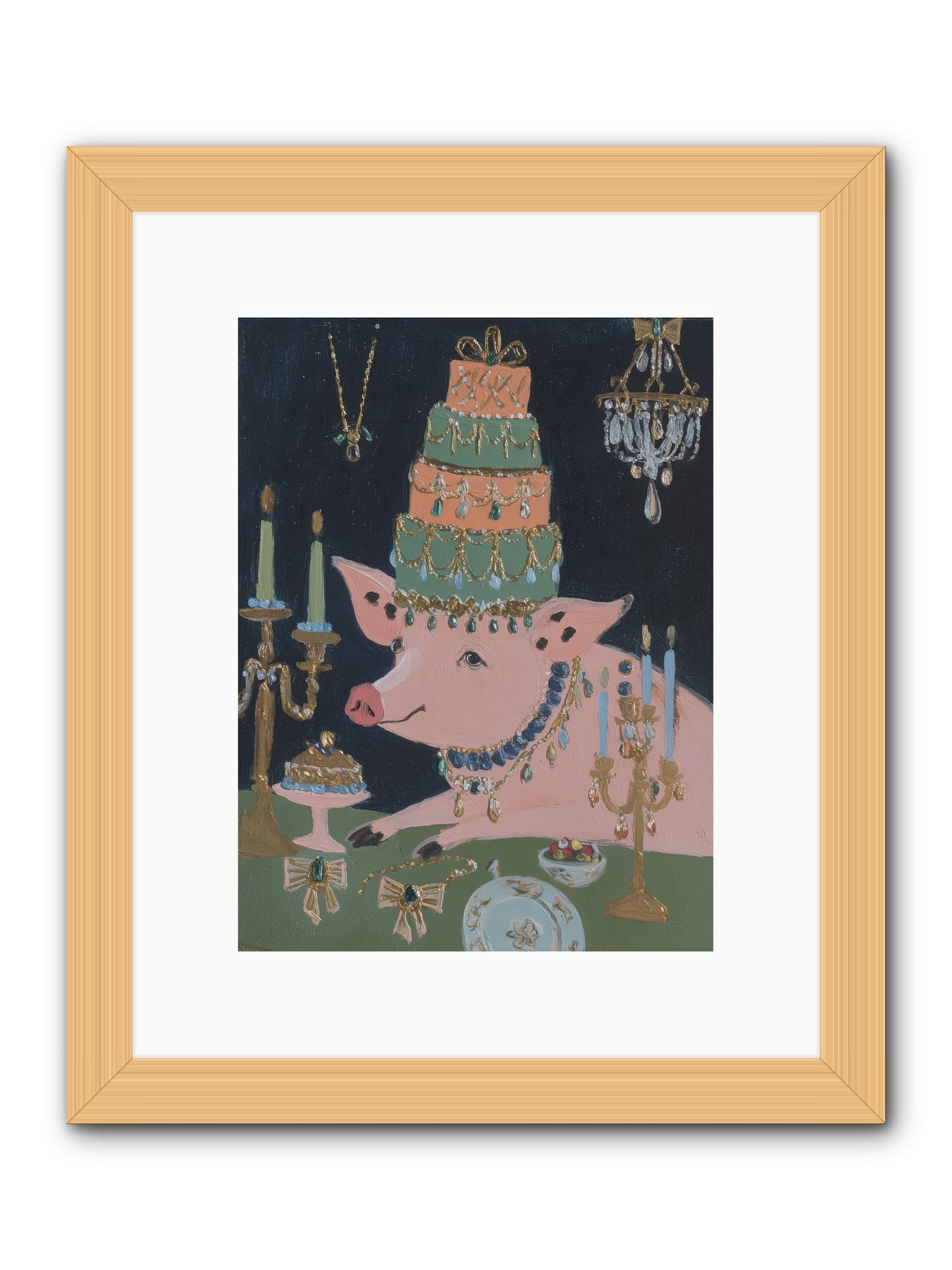 Where Joy Resides -- Framed Print - Natural 9x12