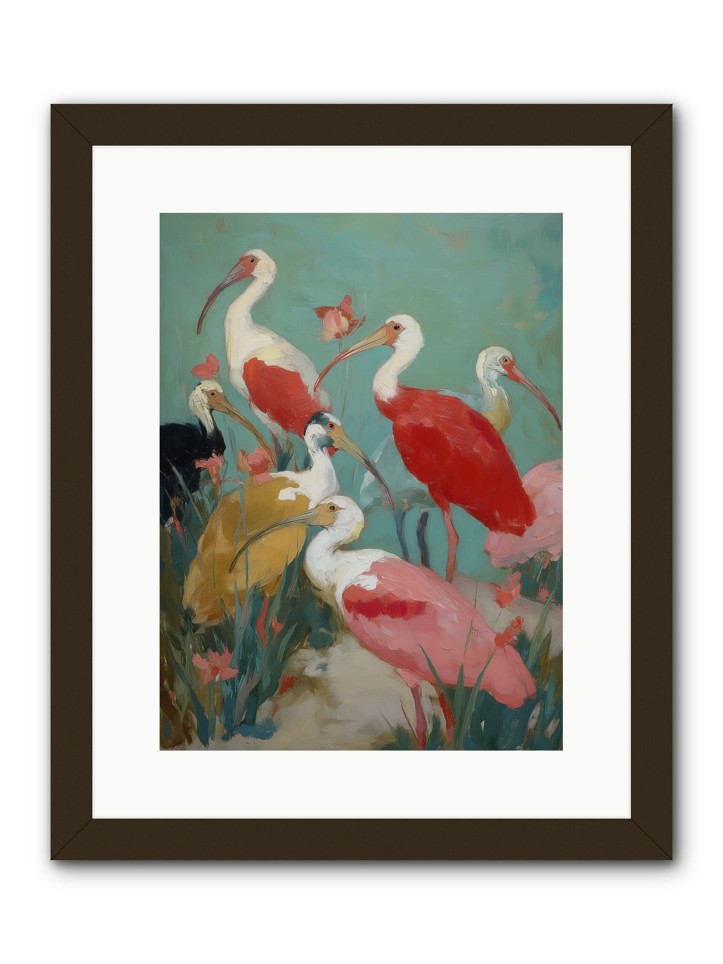 Where Land Meets Sea -- Framed Print - Black 12x16
